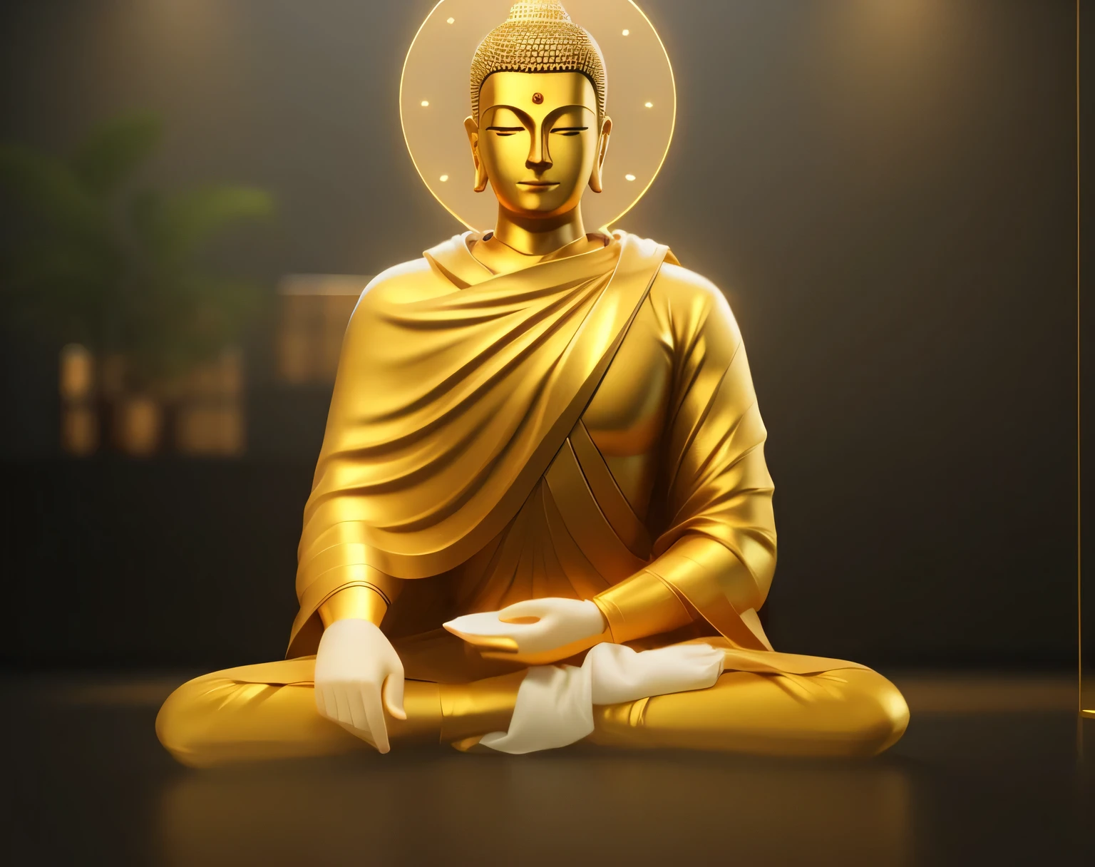3d view style,golden complexion,Buddhist face,male face,golden ray lighted,studio light,perfect leg,enhanced face,enhanced image view,very very clear photo.super detailed.unreal engine 5,4k resolution.