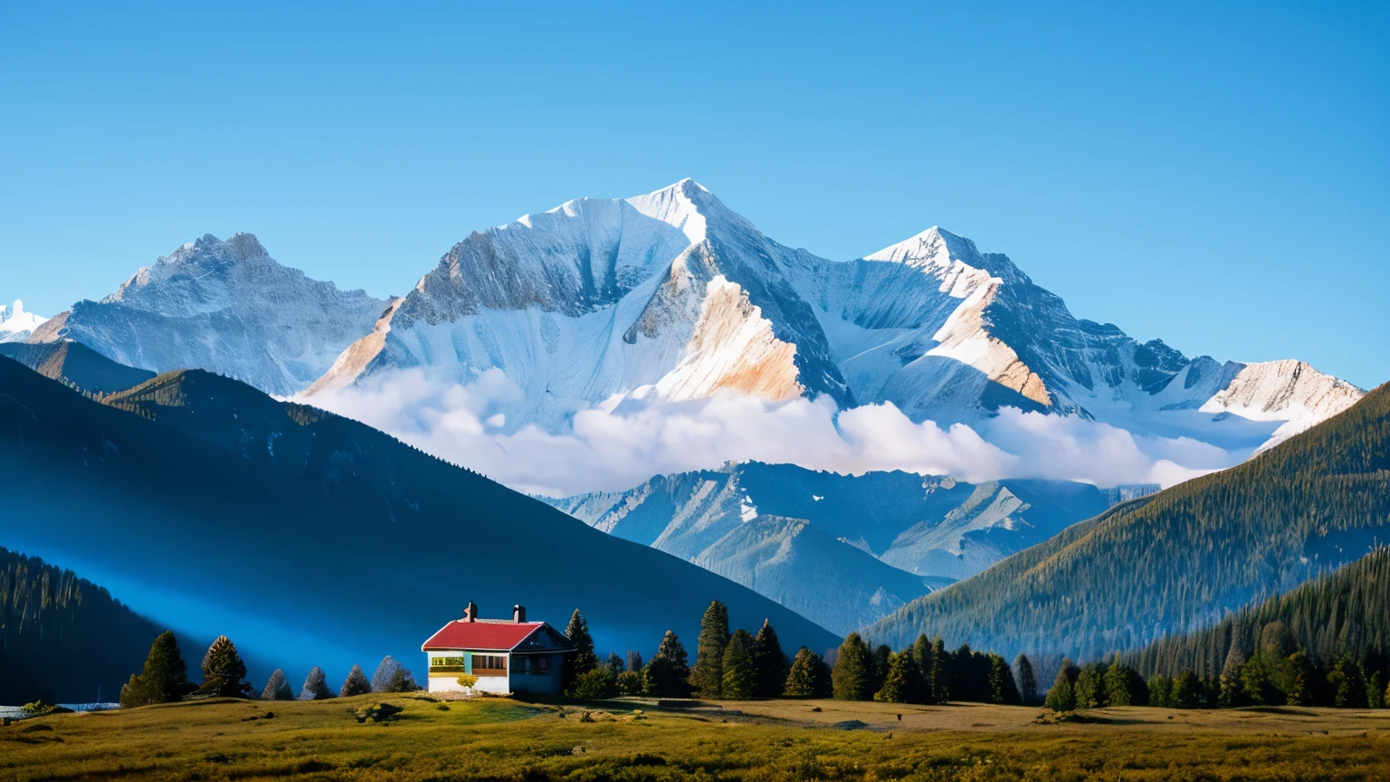 Majestic mountain peaks