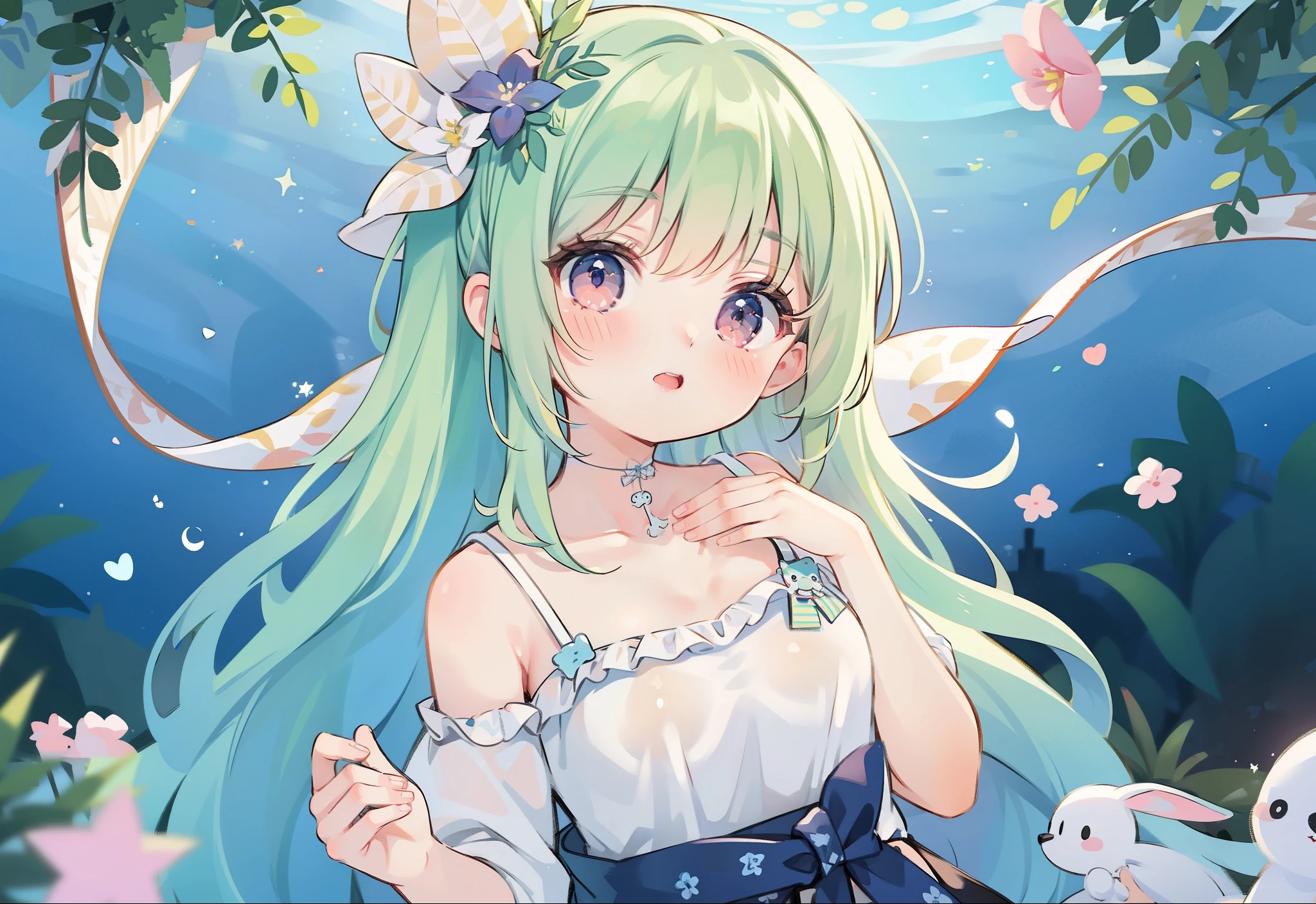 masterpiece, best quality, 8k resolution, sharp focus, intricate details, beautiful girl, Bright Eyes, golden ratio face, otherworldly liquid, watercolor, pastel colors, bright colors, whimsical, rich and colorful, sharp focus, high resolution, Fine details, Liquid prom dress, ((round eyes))