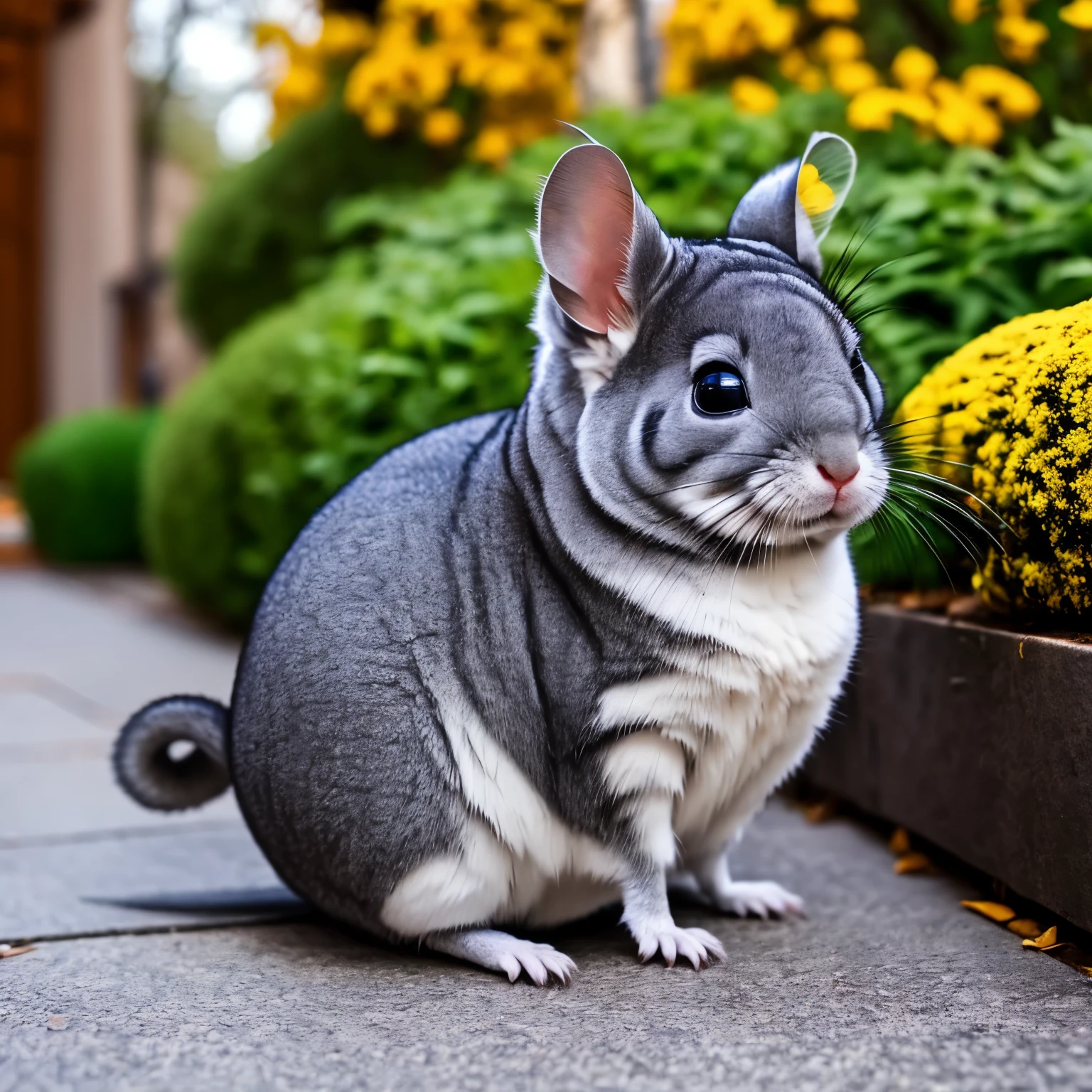 best quality, cute chinchilla