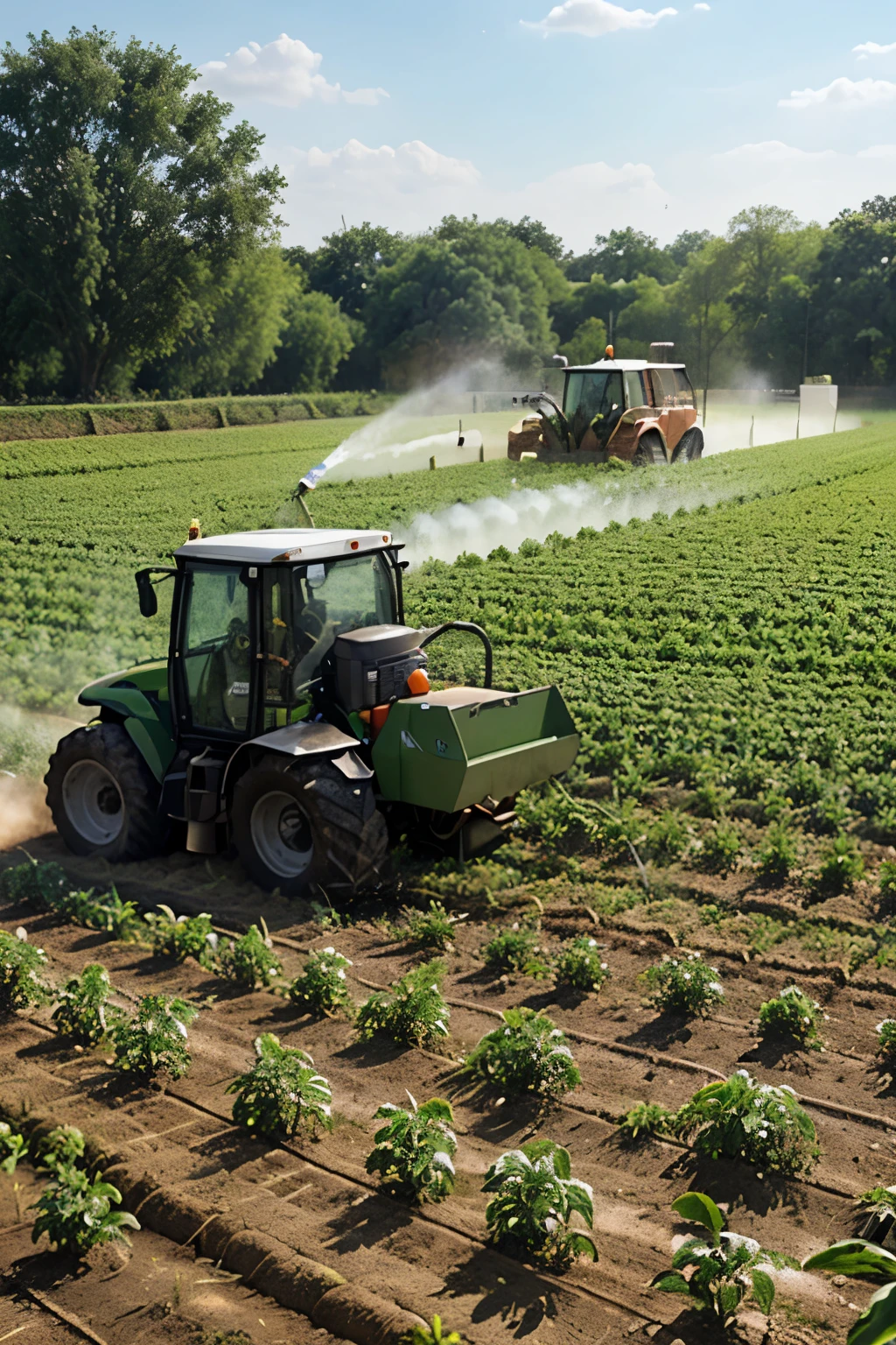 Plant cultivation&#39; spraying pesticides，Affect seed germination，affect plant growth
