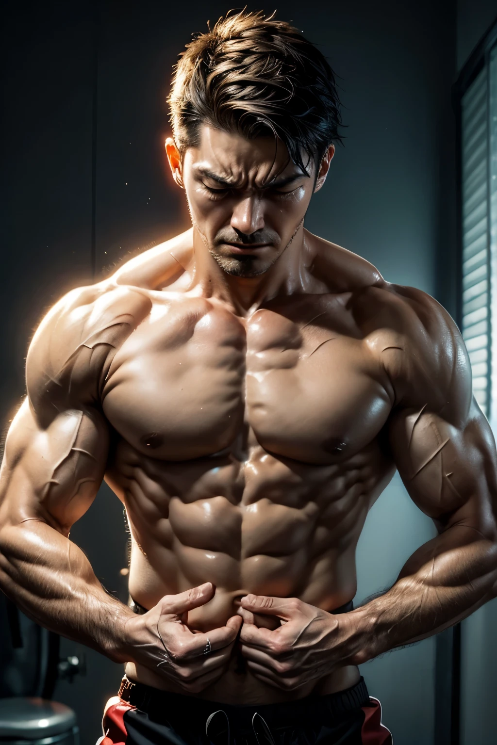 man, muscle pain, feeling pain