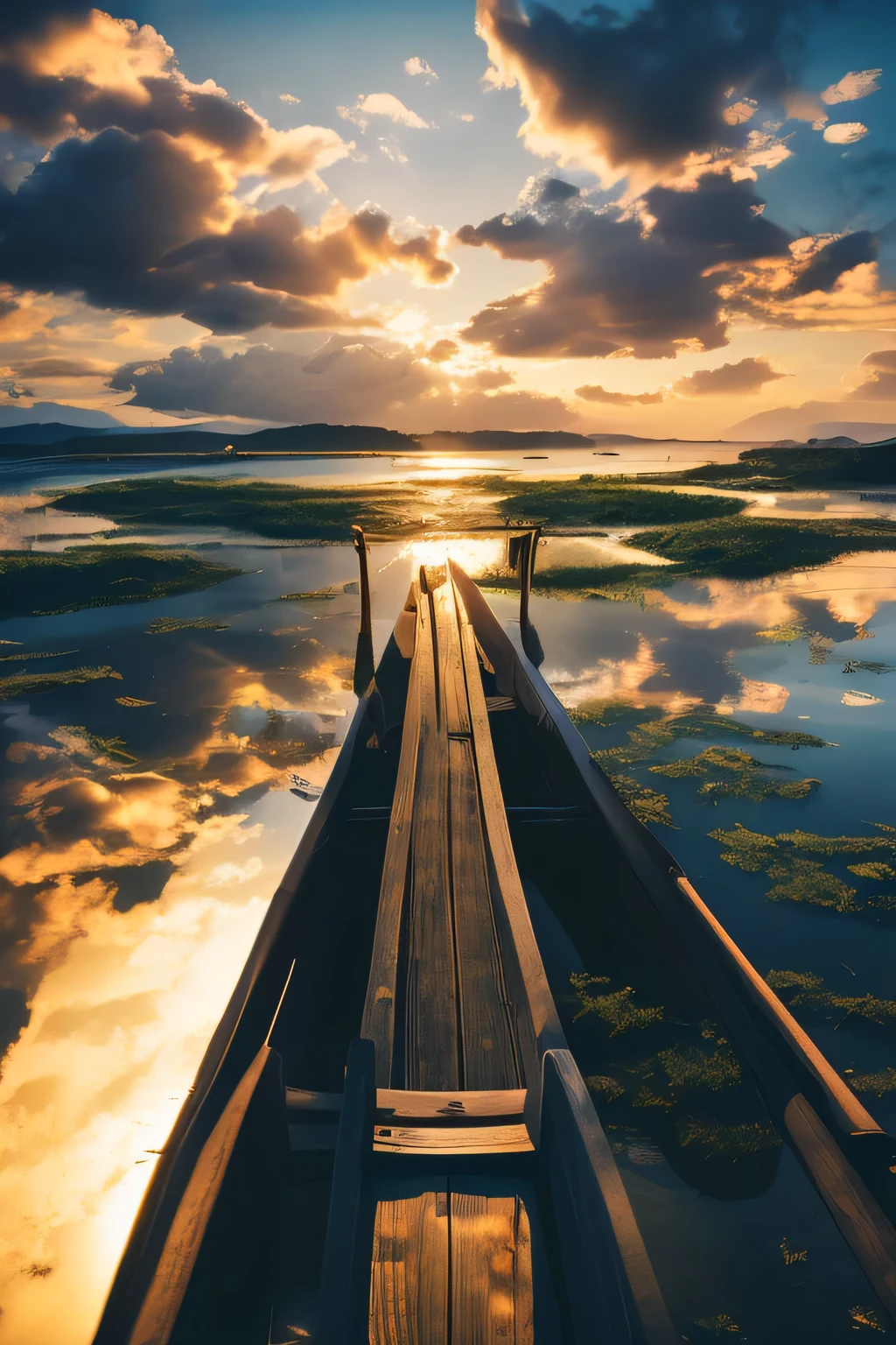 (best picture quality,8k,high resolution,masterpiece),super detailed,landscape painting summer,Sunlight,cute girl,gold,happiness,aughter,Cicada chirping,Beautiful scenery,high dynamic range,ultra high definition,studio lighting,Ultra-fine,sharp focus,Physical rendering,extremely detailed description,main,bright colors,blurred background,gold sunrise,peaceful,peaceful,golden light,prime time,nature,beauty of nature, ,minimalist,extreme details,Unparalleled details,Special effect、Realism and exquisite details,Film grain and recklessness add to the image's feel and nostalgia。