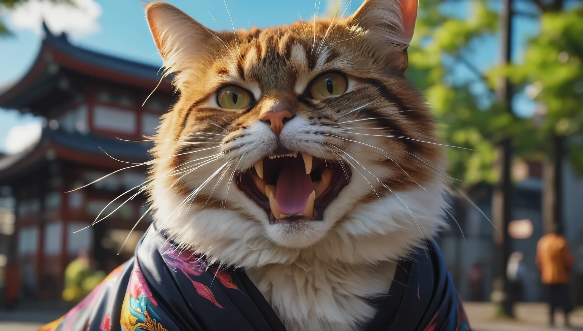 create an image demonstrating the style of ((Gachimuchi)) style, hyper realism, 8k high definition, vibrant colors, sharp focus, insanely detailed