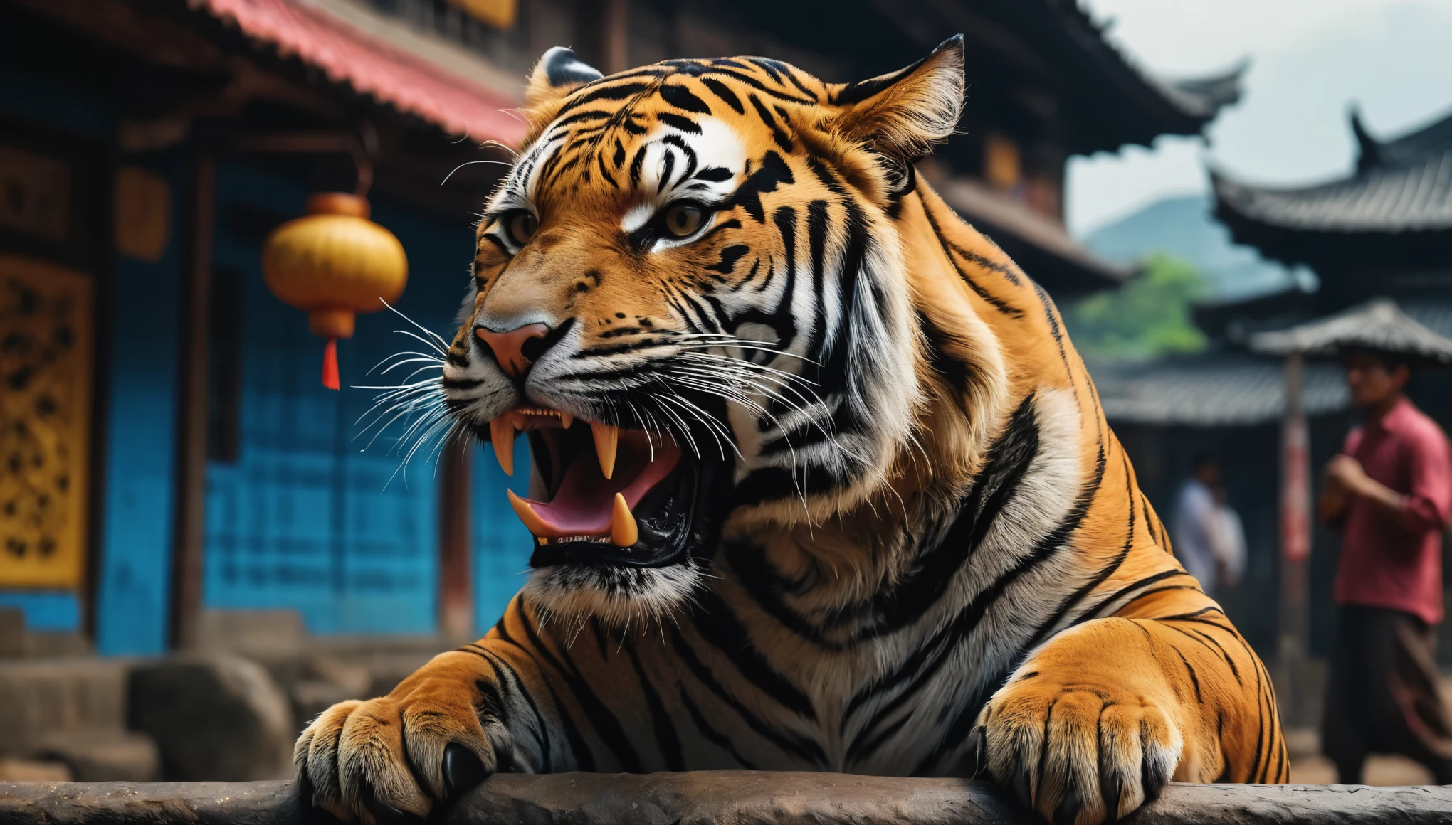 create an image demonstrating the style of ((Gesugao)) style, hyper realism, 8k high definition, vibrant colors, sharp focus, insanely detailed