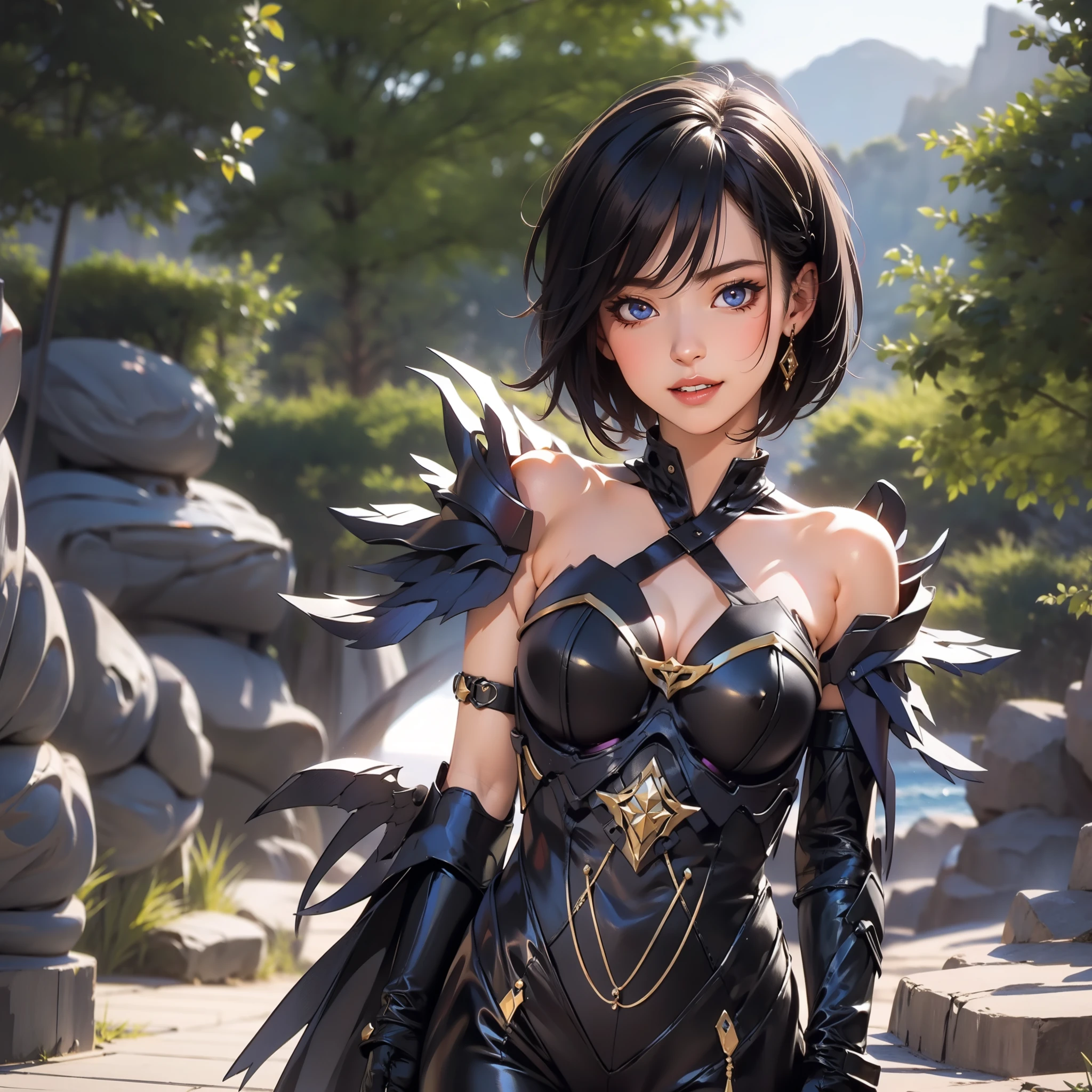 (best quality,4k,8k,highres,masterpiece:1.2),ultra-detailed, 1woman, Villainous Armored Alien Princess with water-based powers, (Super villainous) (beautiful face:1.5) adorned in asymmetrical, stylized armor, with seductive aquatic design, emitting a wicked, erotic smile, (villainous laughter:1.3).
, HDR, 8k, absurdres, cinestill 800, sharp focus, add_detail:2