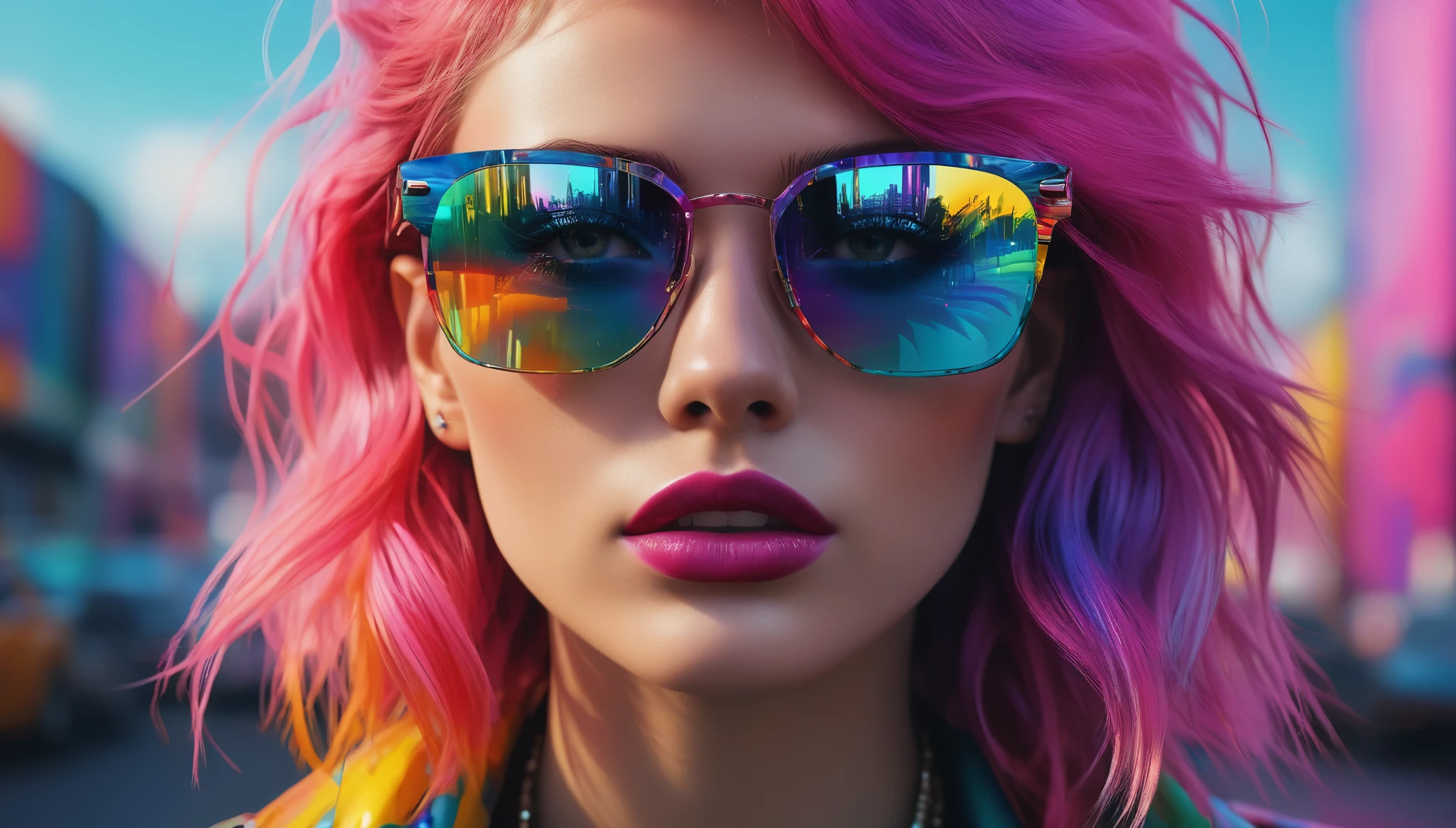 create an image demonstrating the style of ((Glitchcore)) style, hyper realism, 8k high definition, vibrant colors, sharp focus, insanely detailed