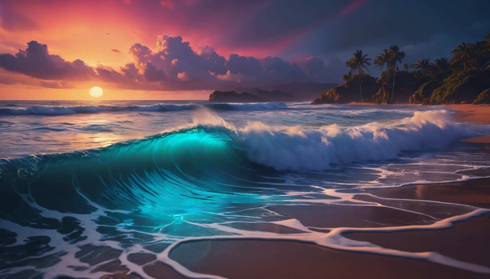 create an image demonstrating the style of ((Glowwave)) style, hyper realism, 8k high definition, vibrant colors, sharp focus, insanely detailed