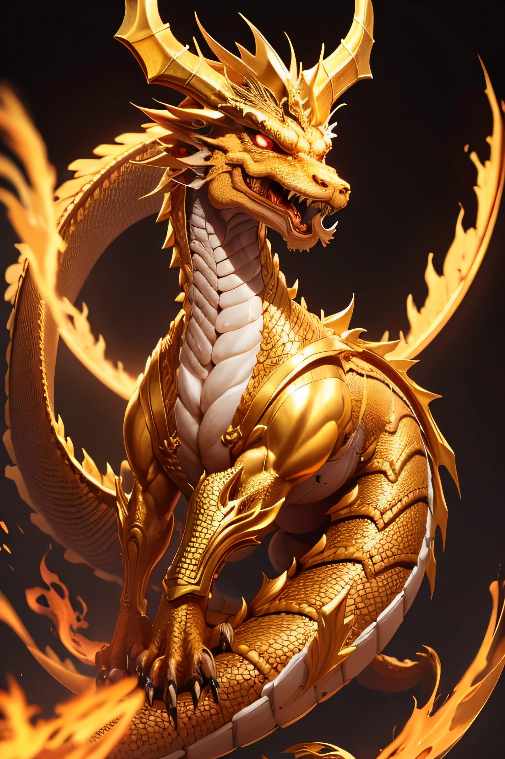 Chinese dragon,golden dragon