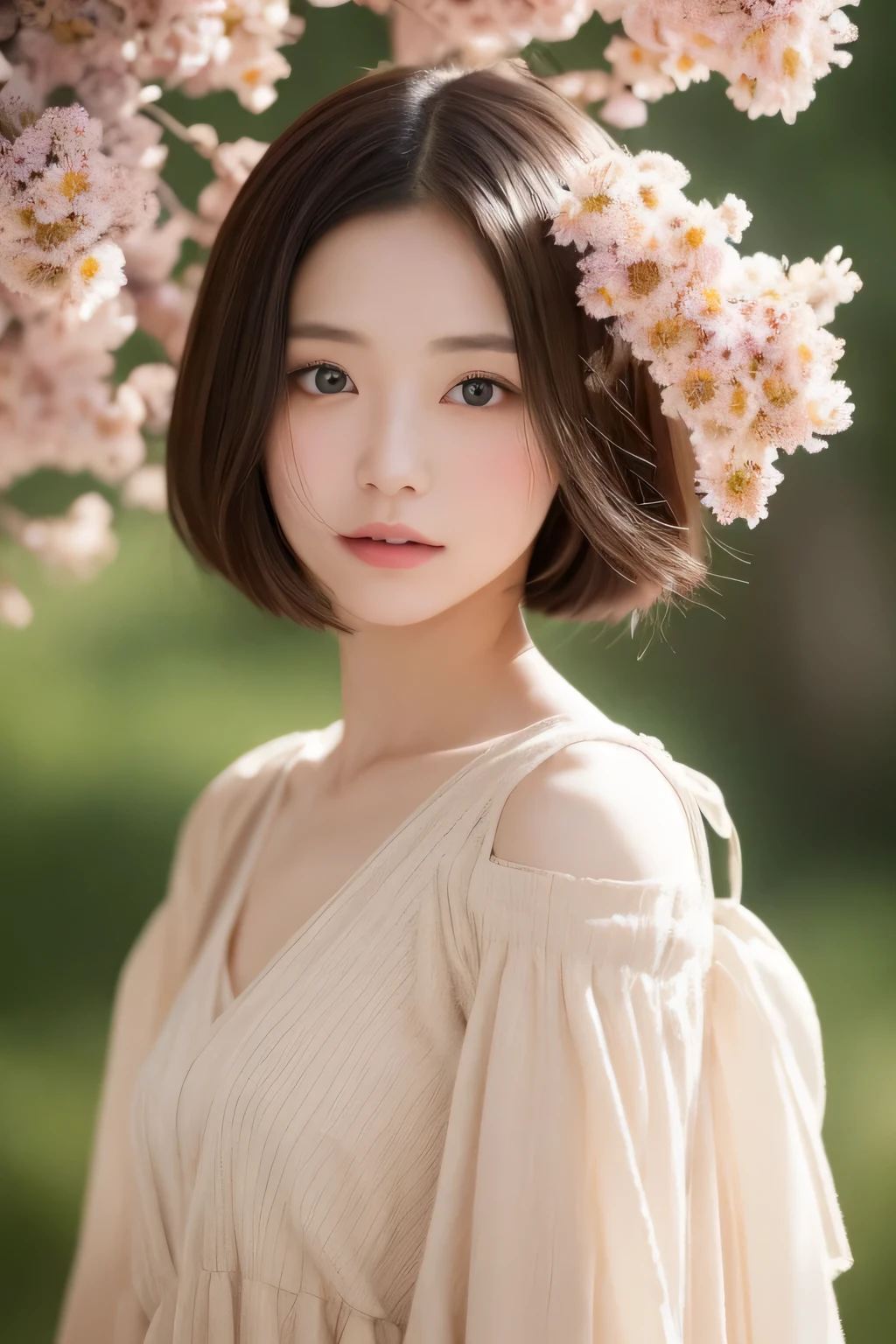 Dried flower、beautiful japanese girl。Generates high-quality female images with a novel and artistic atmosphere。she has her own fashion style、Wear bright and soft clothes。Against the backdrop of a fantastic and magical landscape.、Mixed with light and abstract elements。her pose is sophisticated.、Gives natural movement and dynamism。。Light and shadow effects are attractively presented、Detailed faces and expressions are full of emotion.、Full of charm...。The overall atmosphere is modern and innovative., still、Has a unique artistic touch.。This high quality image、The pastel colors look beautiful、Awakens visual stimulation and aesthetic sense、it&#39;s interesting for the viewer、you will be surprised。Create works that incorporate artistic elements。