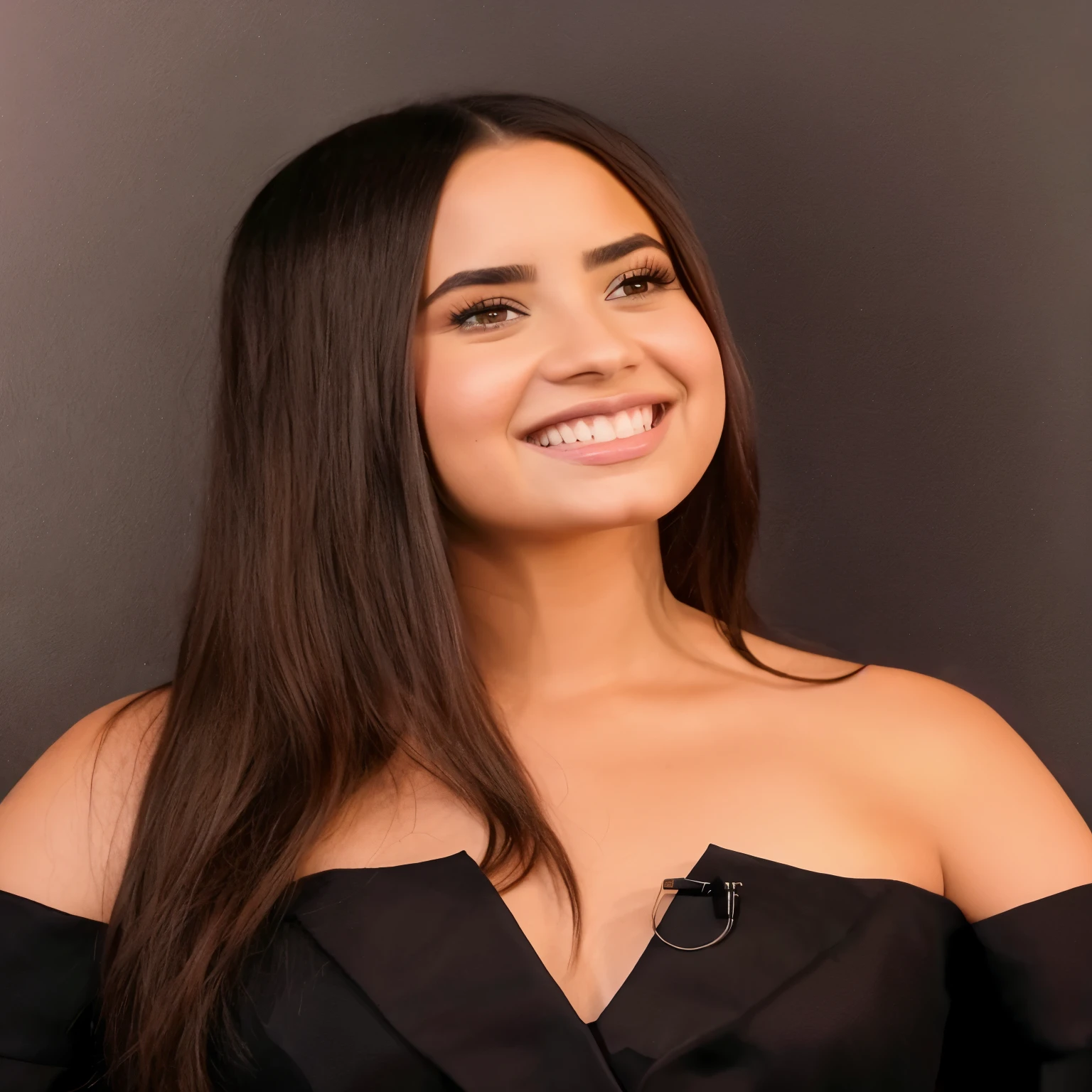 un primer plano de una mujer con un vestido negro sonriendo, ana del reguero portrait, retrato de ana de armas, ana de armas, isabela moner, retrato de ana de armas, Victoria Gavrilenko, anastasia ovchinnikova, olga buzova, retrato de demi rosa, Alina Ivánchenko