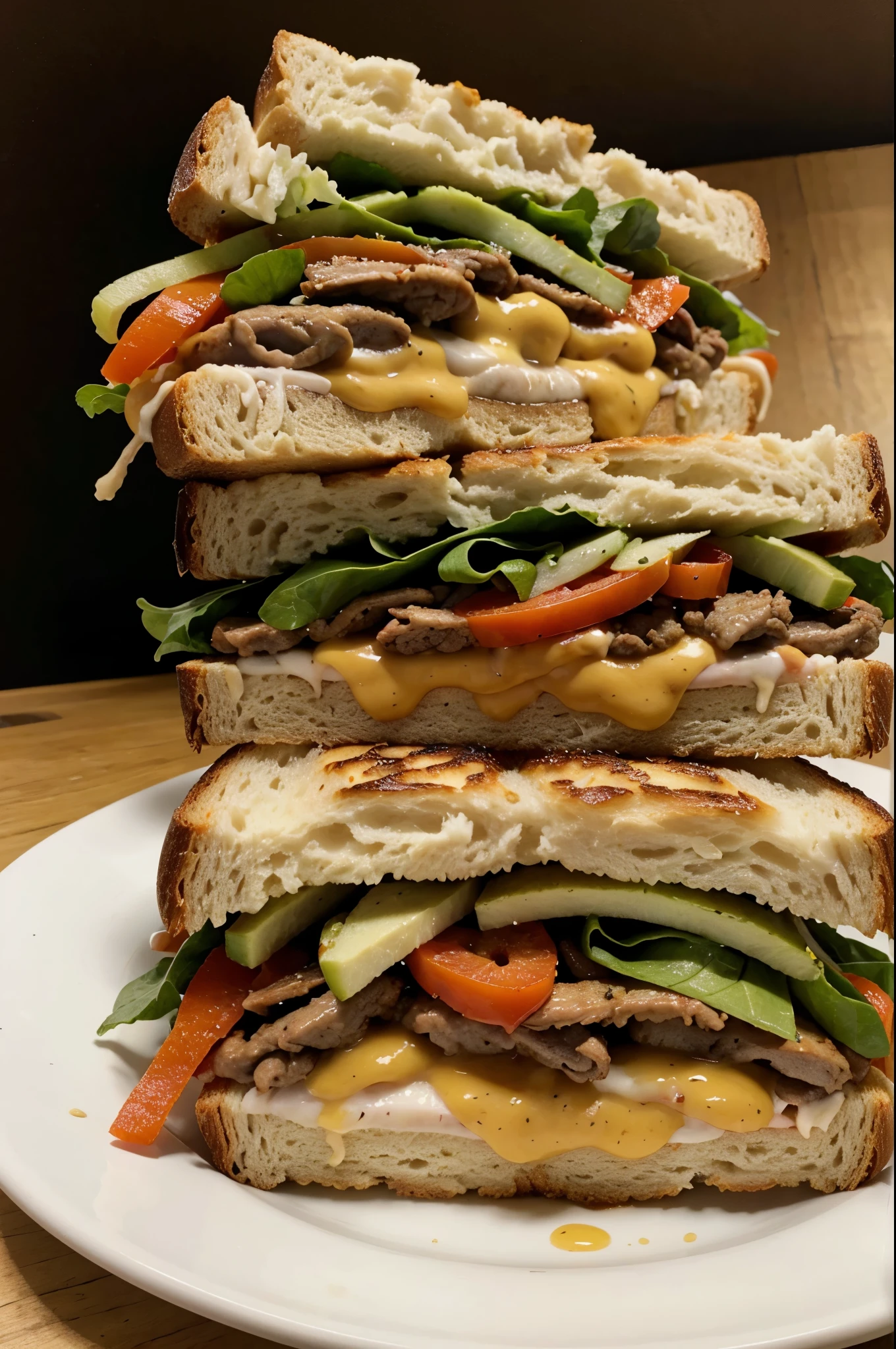 Regular hot sandwich