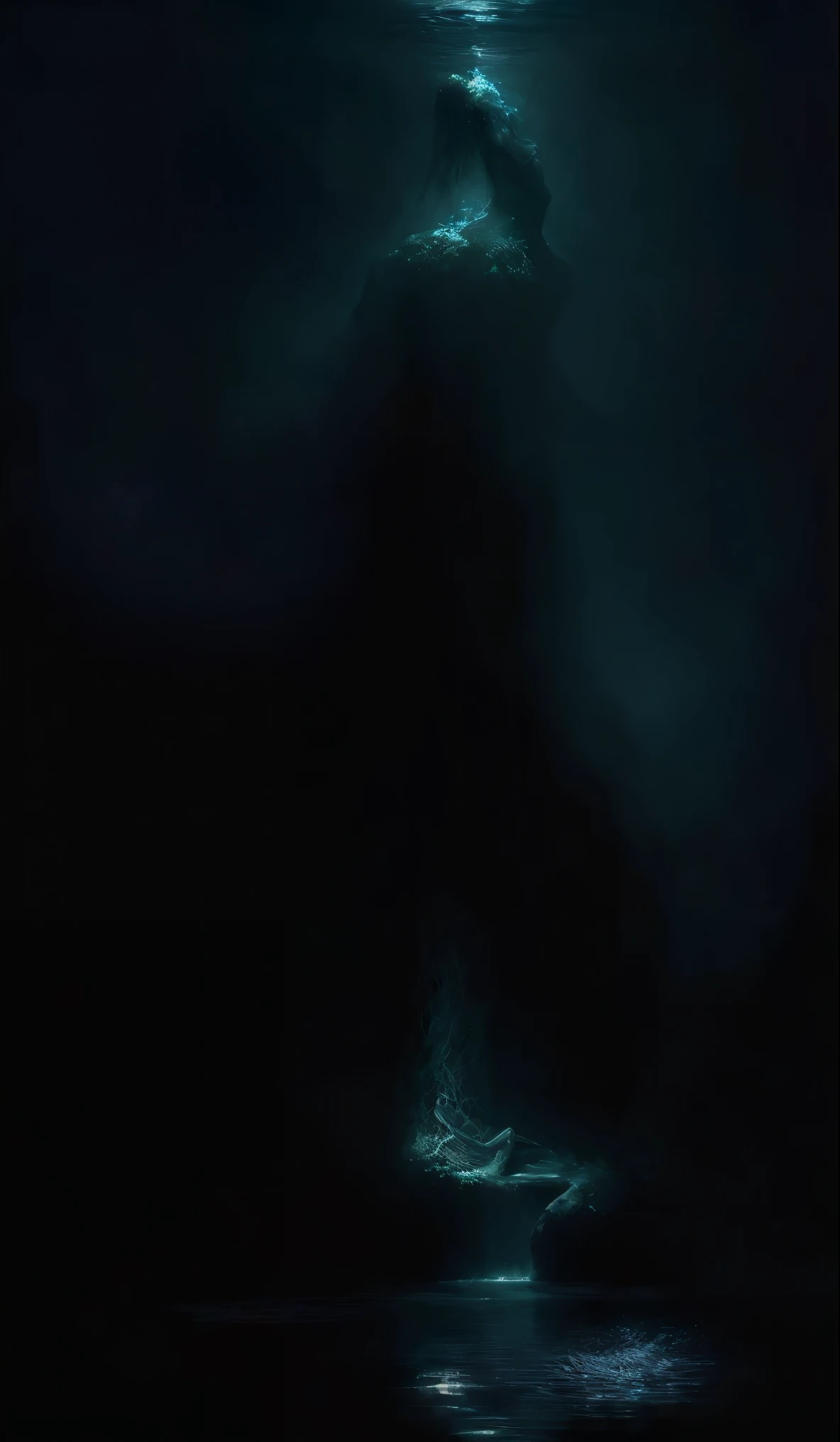 fantastic water nymph whole body statue, realistic, decorative, ultra detailed artistic photography, zdzislaw beksinski, misty, ultra high-detail, cinematic lighting, concept art, epic, surrealistic, magic, mystical,