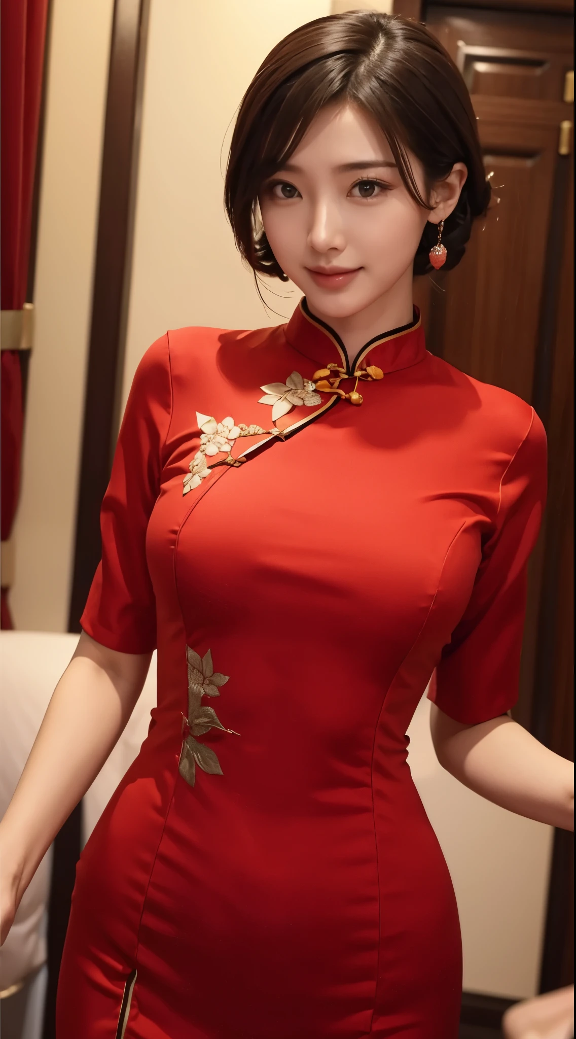 sexy cheongsam,,Beautifully,,no underwear,Invincible stature,Lift your body to face the man,want to be loved