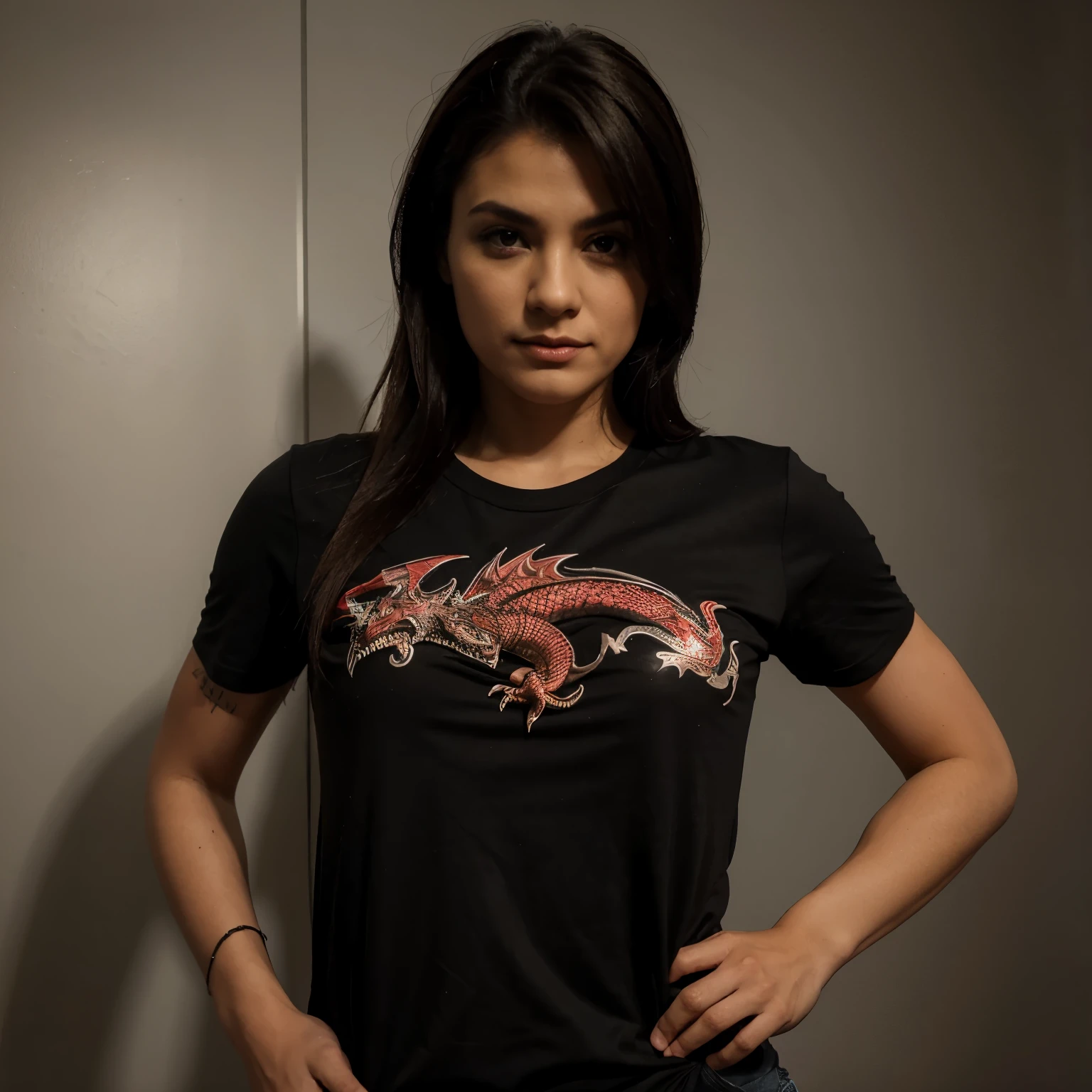 Camisa preta e roxa, Dragon, 9° 