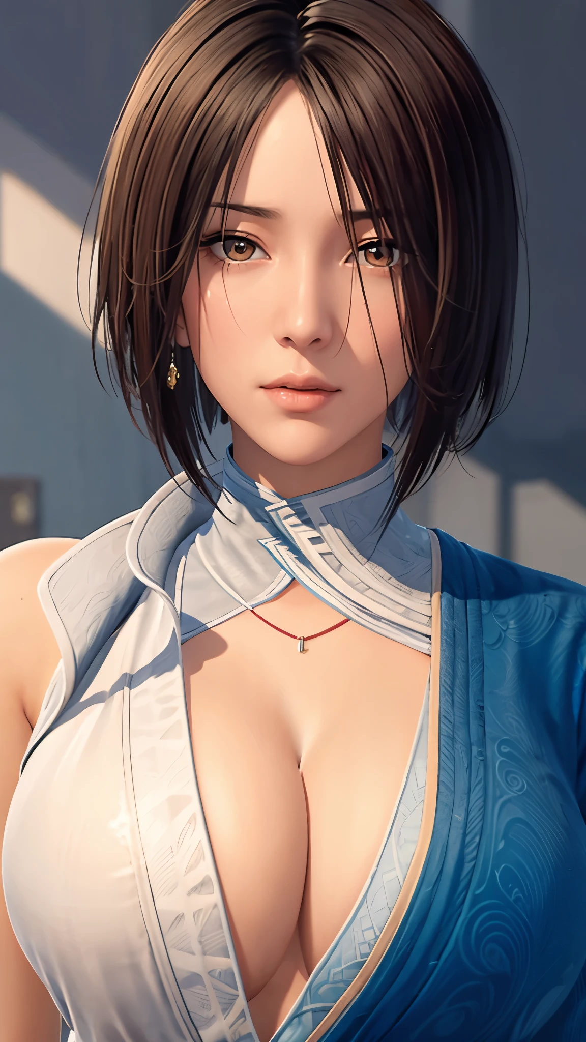 （（（完美figure，figure，chinese clothes， （（（short hair，Brown pupils））），S型figure:1.7））），((masterpiece)),high resolution, ((Best quality at best))，masterpiece，quality，Best quality，（（（ Exquisite facial features，looking at the audience,There is light in the eyes，Happy，lol））），（（（Interlacing of light and shadow，huge ））），（（（looking into camera，sit astride，spread legs，from below，look up）））