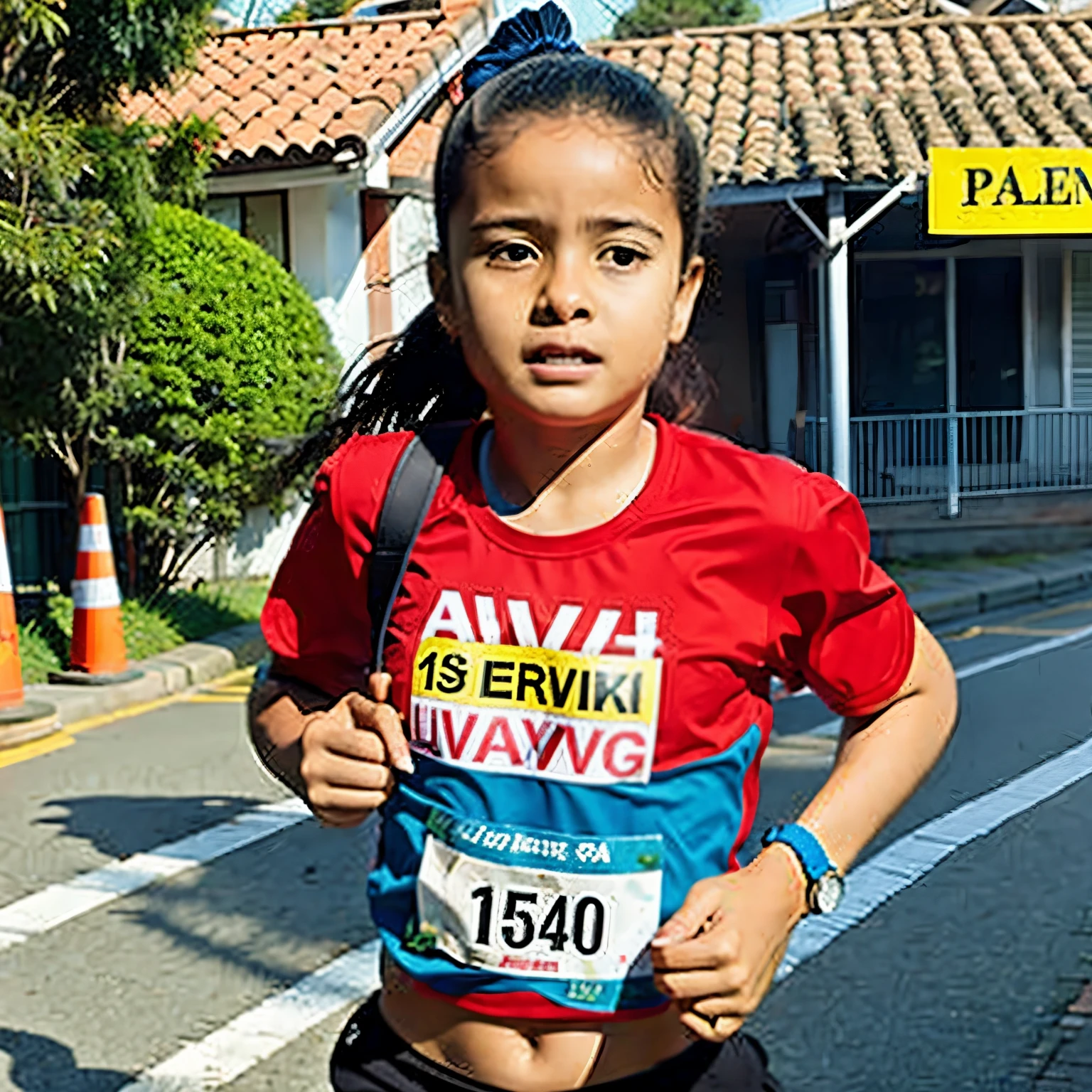 1  de 5 anos correndo uma maratona