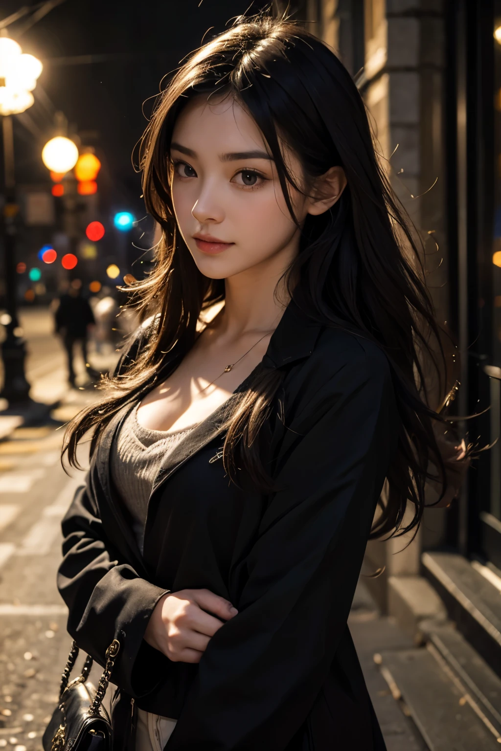 gorgeous black haired witch