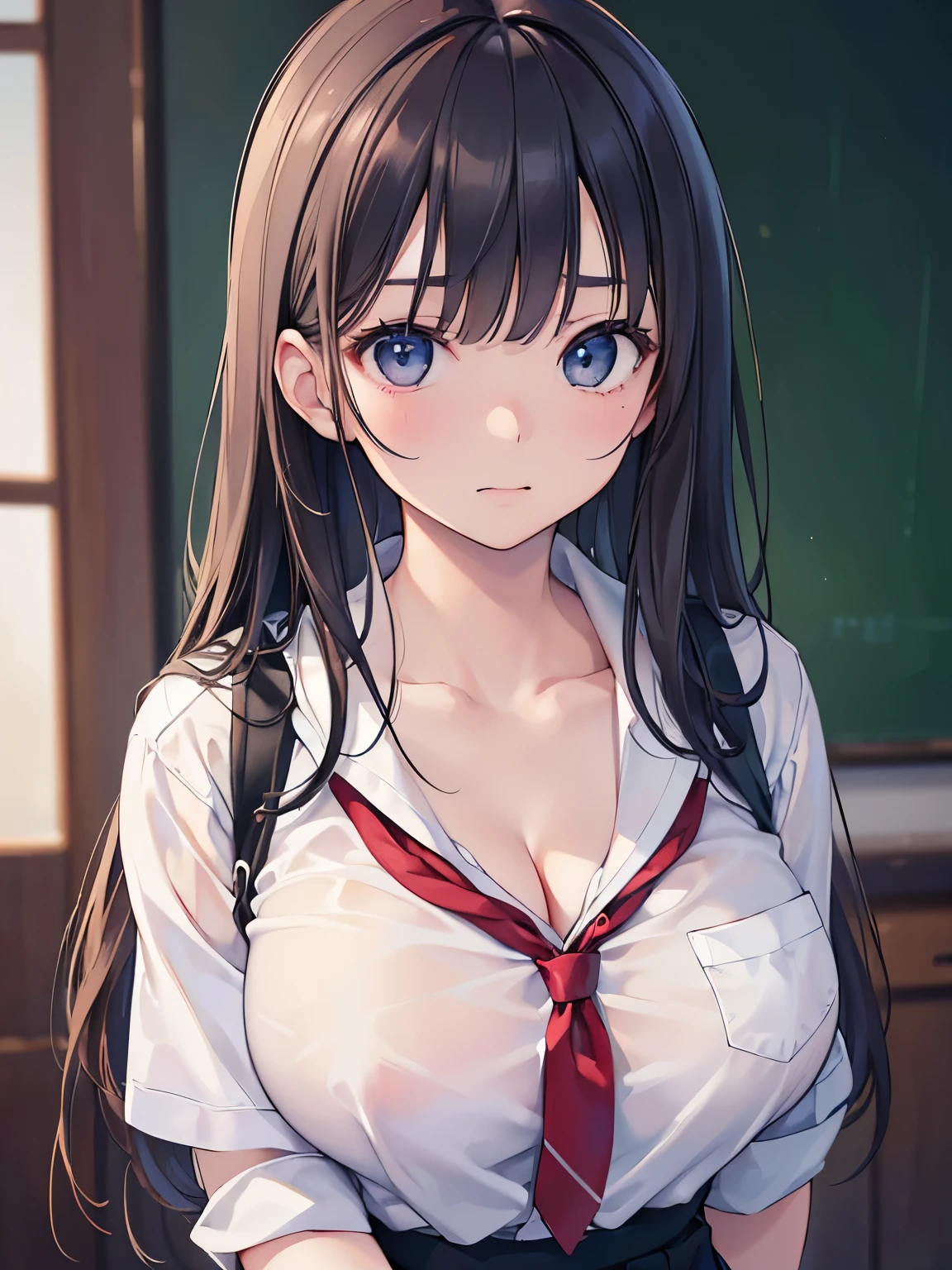 (((realistic photograph))),, portrait, (scary face:1.3),, beautiful girl, looking at the viewer, , (school uniform:1.2), shirt buttons and pants, , (big breasts cleavage:1),, In Japan Town, (Environment details:1.3),, (RAWphotograph, cg unity, photograph, ultra realistic details, sharp focus, fine skin,4k, High resolution, masterpiece, highest quality, realistic, lively:1.2),, (8k,4k, Hmm, High resolution, Professional, movie的な, movie, dramatic),, (Anamorphic depth of field blur background), detailed background,