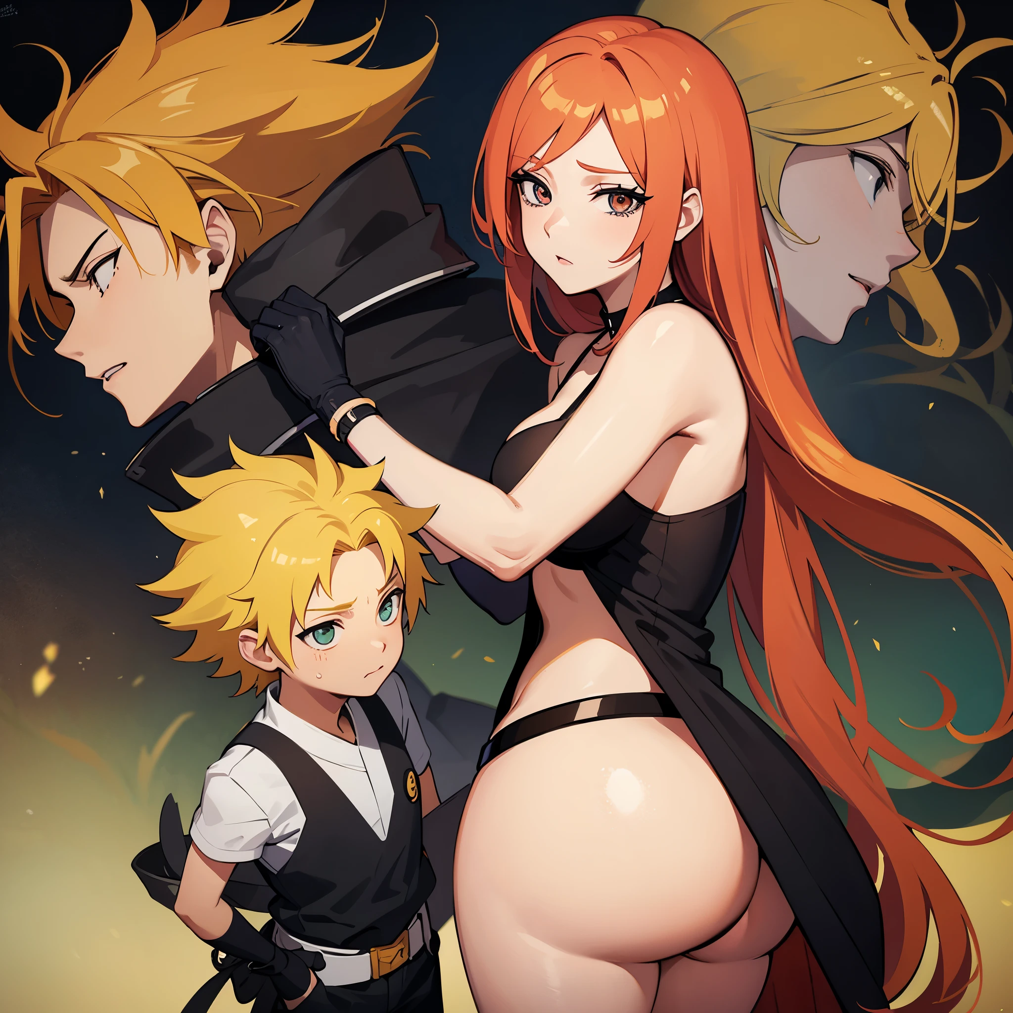 Kushina uzumaki with her son naruto uzumaki