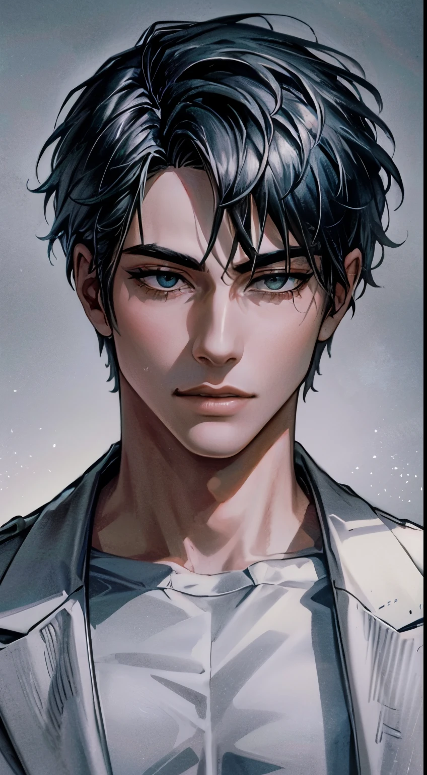 4k, High resolution, La mejor calidad, Obra maestra, colores perfectos, perfectamente sombreado, Perfect lighting, Publicado el E621, (por chunie), Anthro, ((retrato)), ((Hombre guapo)), Figura masculina perfecta, Cabello corto y detallado,Use pantalones cortos para hombre,Abusculatura,chest muscle,Abs,Parte superior del cuerpo desnuda,Cara detallada, Cara perfecta, (Los stands up), Antecedentes detallados, ((Bonifasko lighting)), (ojos detallados), pupilas perfectas,piel bronceada
