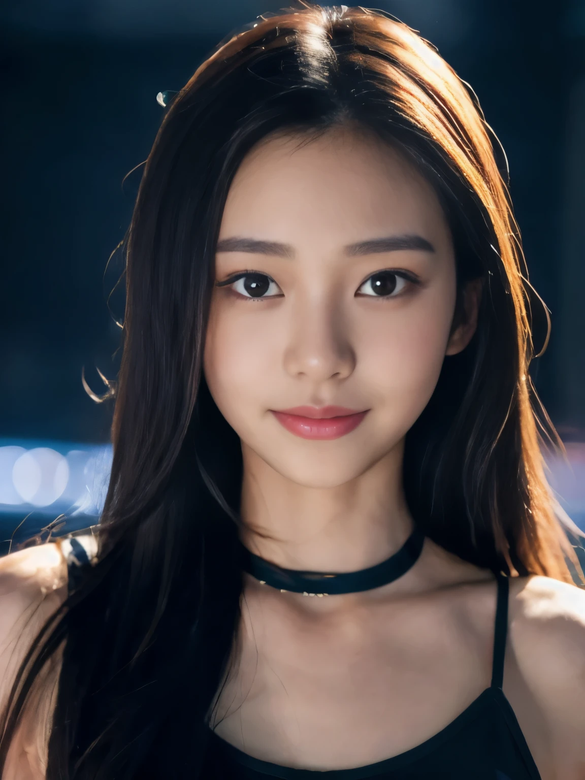 beautiful princess woman (age 20), (highly detailed skin, realistic skin), (highly detailed eyes, realistic pupil), (thin lips), (highly detailed nose), (quality image: ultra 8k HD ), high resolution, (realistic photoshoot), colorful, smile