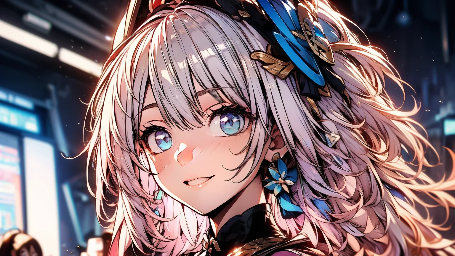 Chica anime con cabello verde y ojos azules sosteniendo una tableta., retrato, caballeros del zodiaco, , chica anime con cabello verde azulado, Impacto de Ayaka Genshin, cian y verde, escamas azules que cubren su pecho, arte de anime digital detallado, ayaka juego genshin impacto, beautiful fantasy anime, estilo sombraverse, arte de anime clave detallado, Primer plano de una joven animeadora