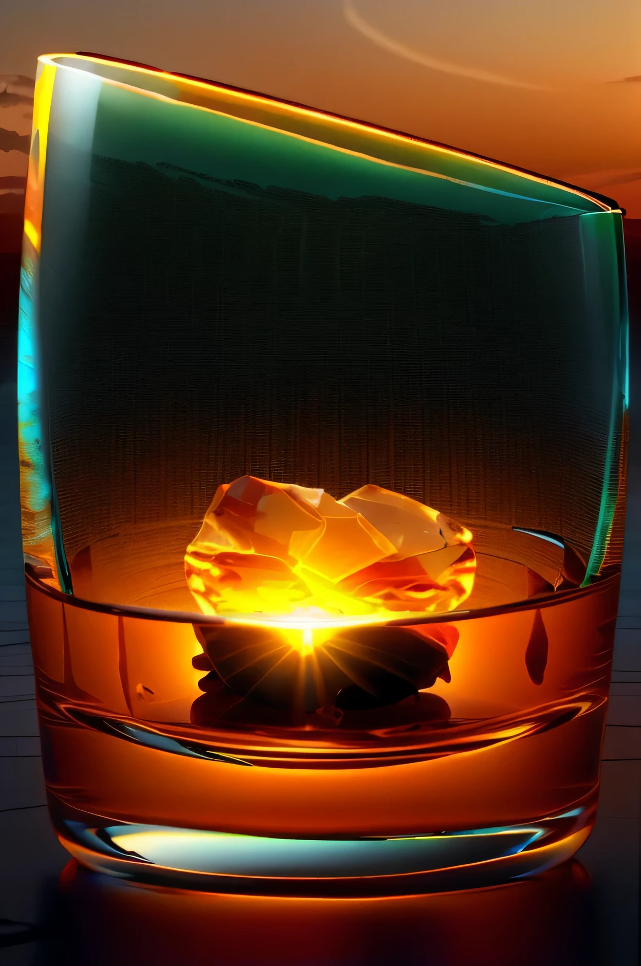 there is a glass of whiskey with a rock in it, glass with rum, drinking a glass of whiskey, whiskey glass with ice cubes, whisky, drinking whiskey, whiskey, skewed shot, with clear glass, elegant asymmetrical, dynamic angled shot, crisp smooth clean lines, amber, sharp and smooth, rum, asymmetrical, smooth edges, three - quarter viewa close up of a sunset over a body of water, sun sunset, sunset background, beautiful sunset, nice sunset, real sunset, the most beautiful sunset, vibrant sunset, red sunset, sunset photo, setting sun, sunset illustration, sun set, brilliant sunset, sun setting in the background, sunrise background, red sun over paradise, stunning sunset, bright yellow and red sun