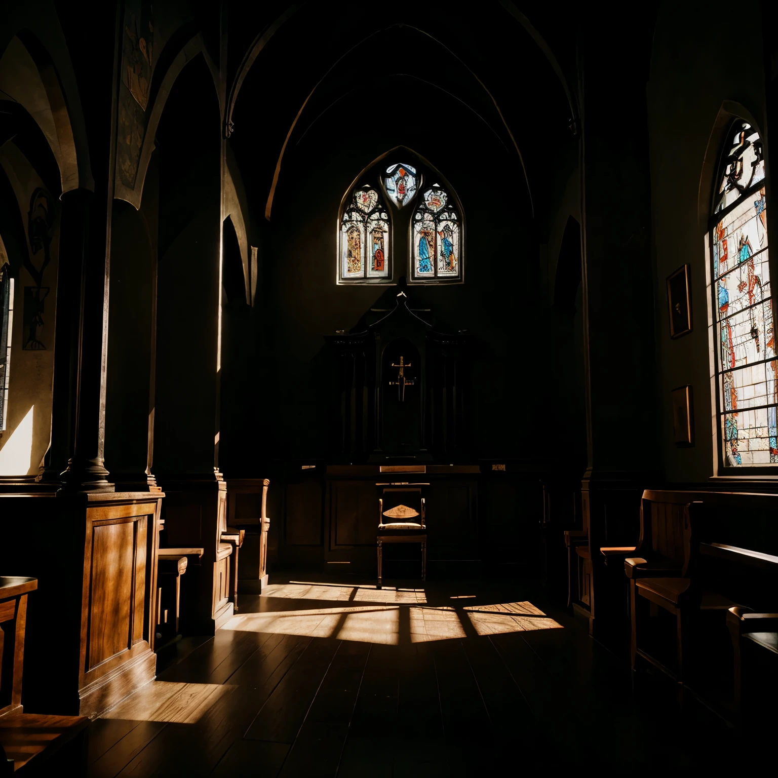 Wake in the macabre chapel