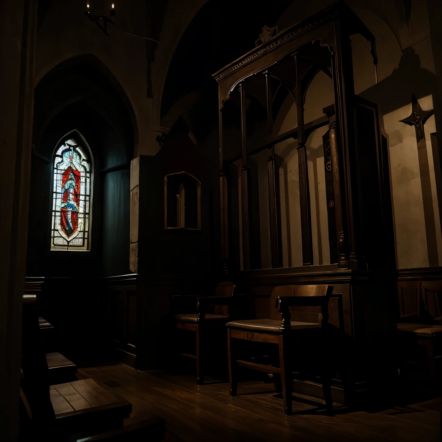 Wake in the macabre chapel