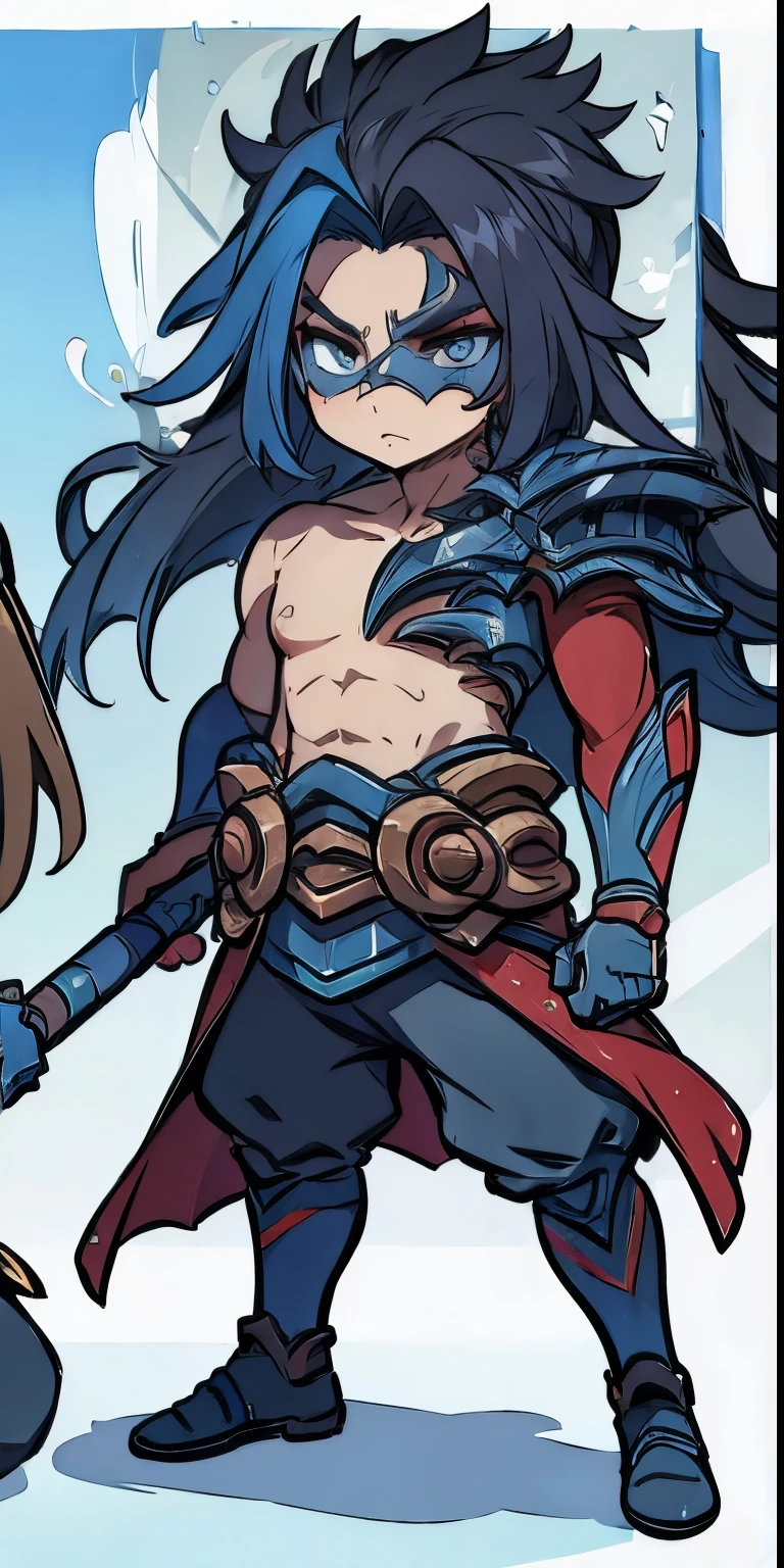 Kayn do busto do ícone semi-chibi de League of Legends