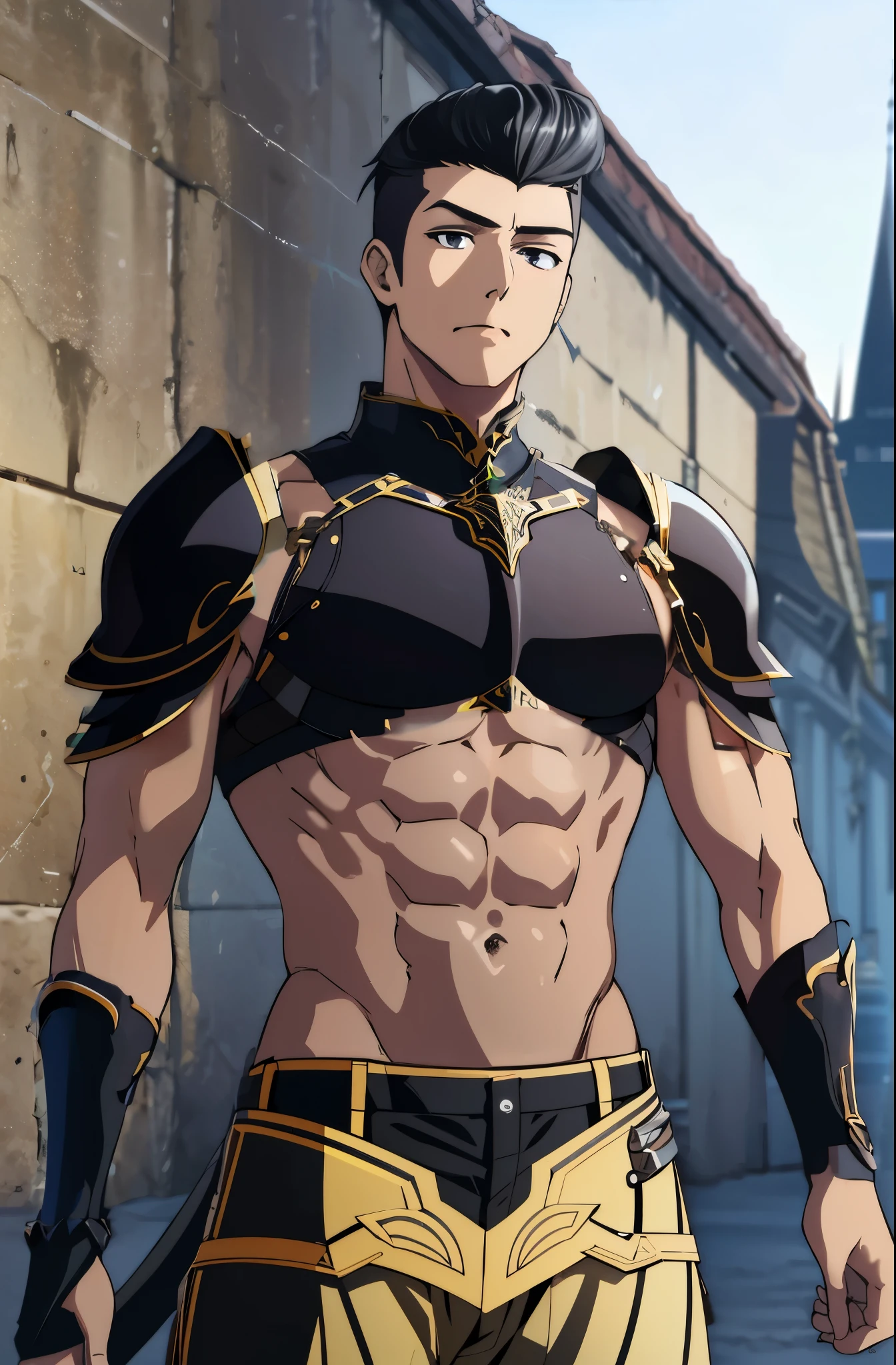 The armor luxurious and dangerous, armor many designs and complicated, armor black