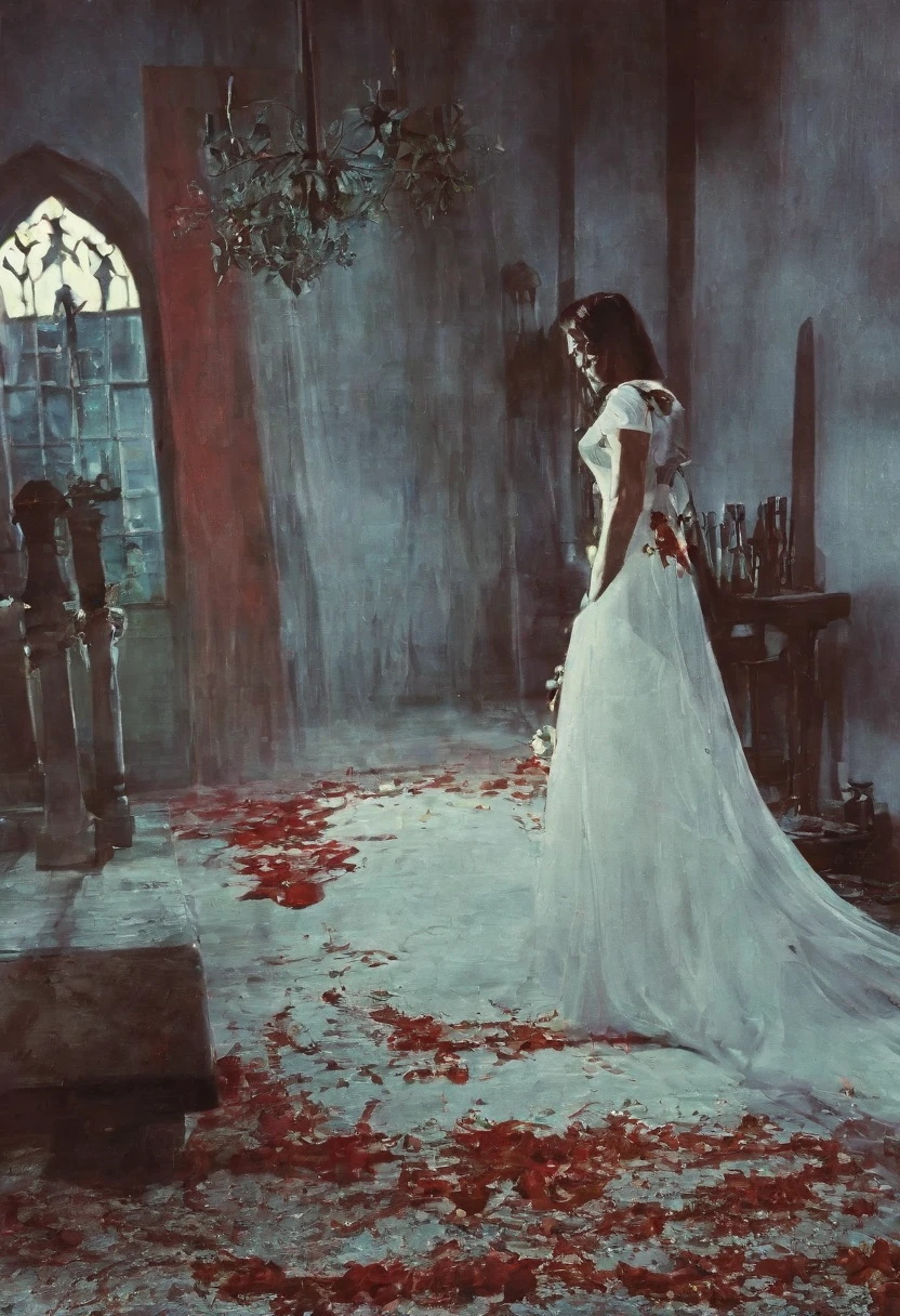 "La Novia Ensangrentada" is a Spanish phrase that translates to "The Bloody Bride" in English. It is often used as a title for horror movies or stories involving themes of mystery, suspense, and the supernatural. There are several films and books with this title, each with its own unique plot and interpretation of the theme.