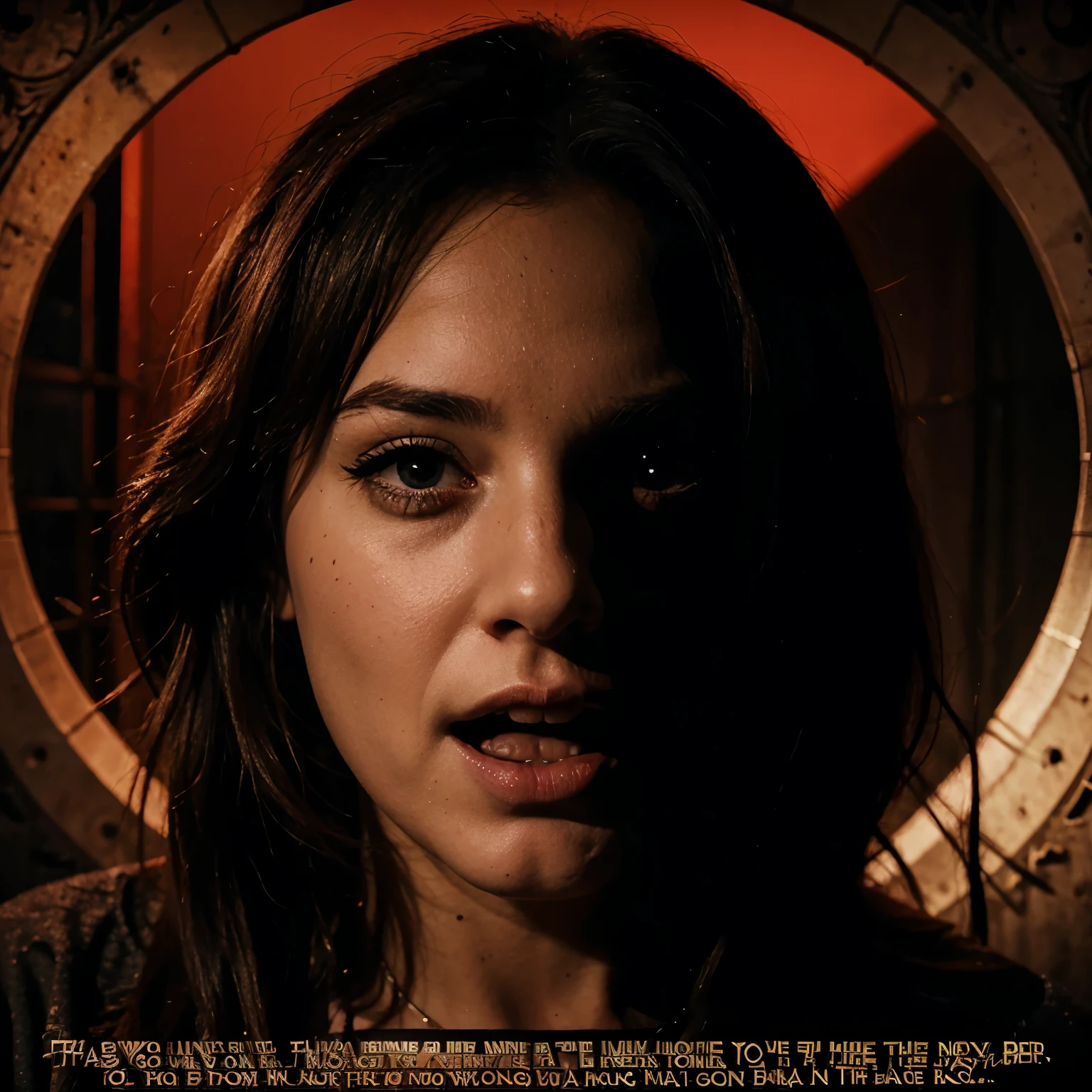 Generate a movie poster for a horror porno.