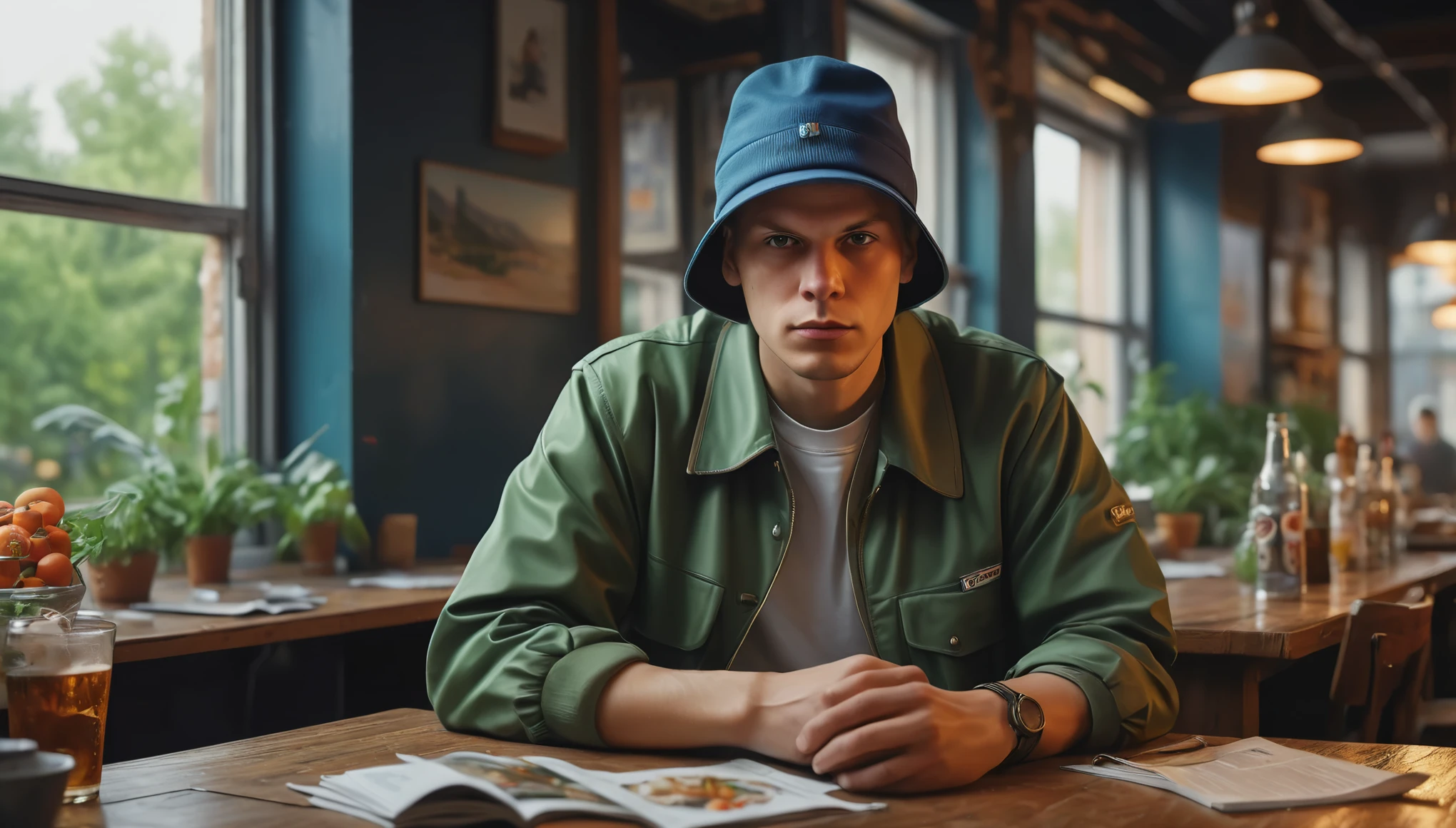create an image demonstrating the style of ((Gopnik)) style, hyper realism, 8k high definition, vibrant colors, sharp focus, insanely detailed