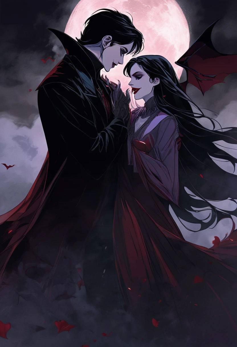 "Gay vampire lovers" refers to a concept where vampire characters in literature, film, or other media are depicted as being in a romantic relationship with each other, and both characters are of the same gender. This concept explores themes of love, desire, and identity within the context of vampire mythology. It often adds a layer of complexity to the traditional vampire narrative, offering new perspectives on relationships and the challenges faced by supernatural beings. This portrayal has been explored in various works of fiction, contributing to the diversity of vampire stories and characters in popular culture.