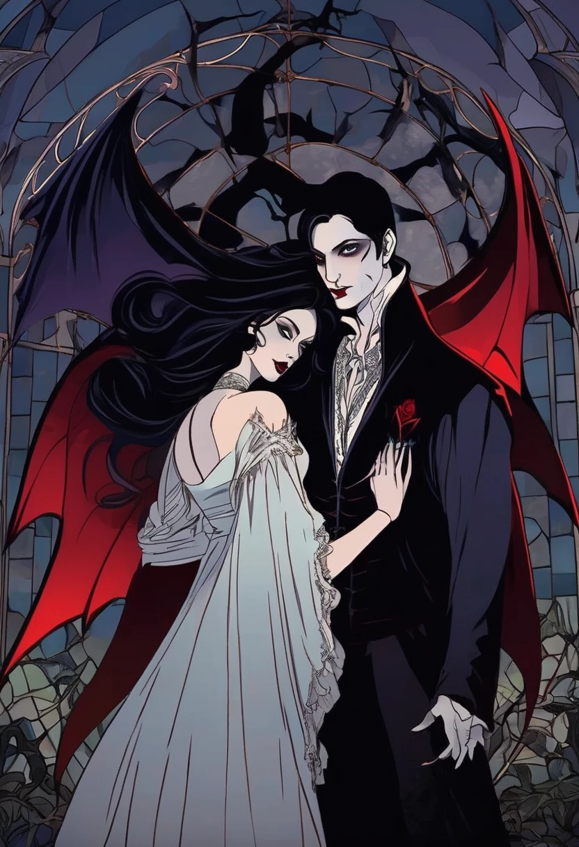 "Gay vampire lovers" refers to a concept where vampire characters in literature, film, or other media are depicted as being in a romantic relationship with each other, and both characters are of the same gender. This concept explores themes of love, desire, and identity within the context of vampire mythology. It often adds a layer of complexity to the traditional vampire narrative, offering new perspectives on relationships and the challenges faced by supernatural beings. This portrayal has been explored in various works of fiction, contributing to the diversity of vampire stories and characters in popular culture.