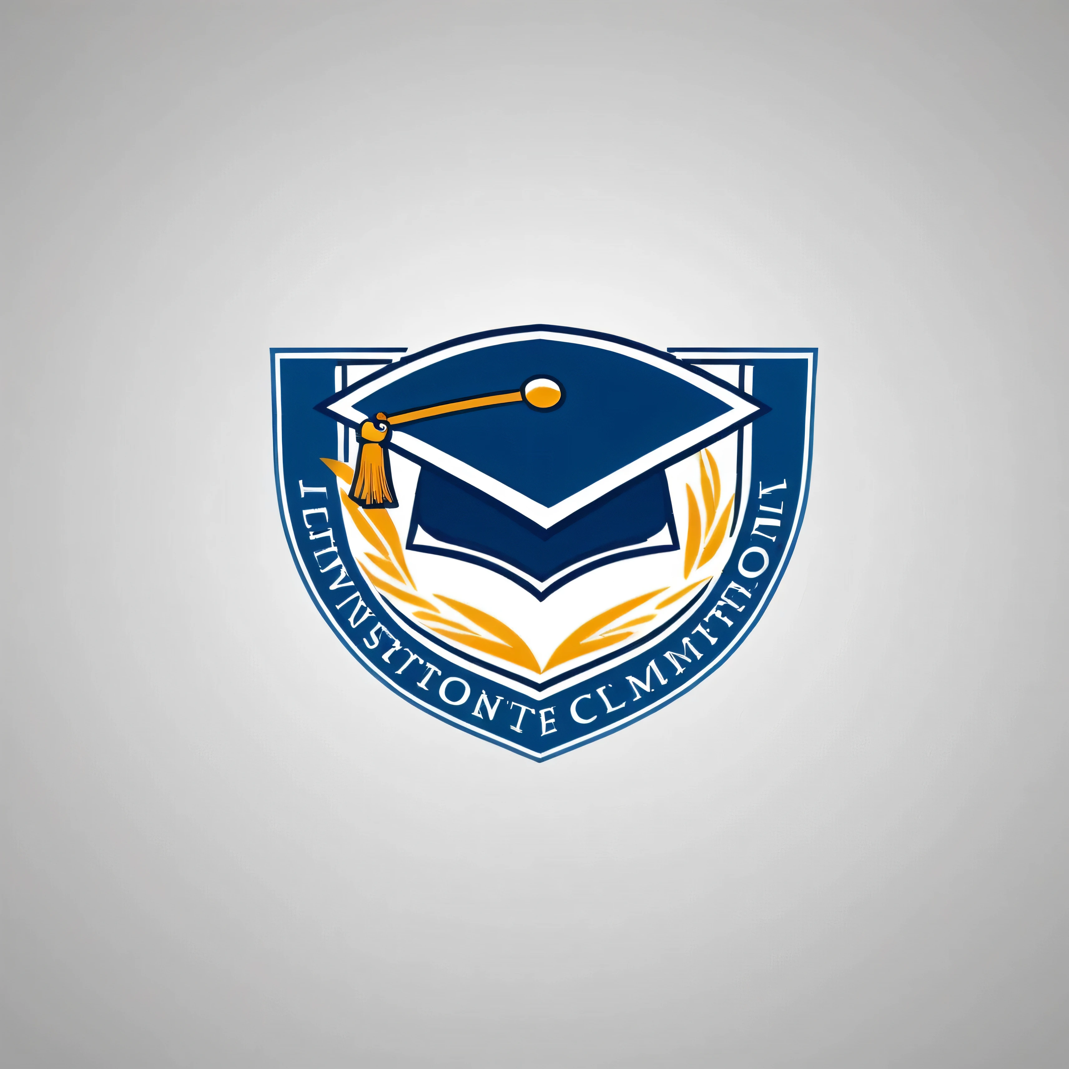 create a university logo, exciting, dynamic, eye-catching.