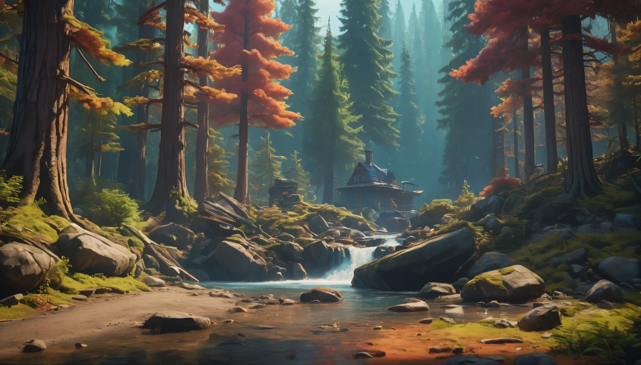 create an image demonstrating the style of ((Gravity Falls Style)) style, hyper realism, 8k high definition, vibrant colors, sharp focus, insanely detailed