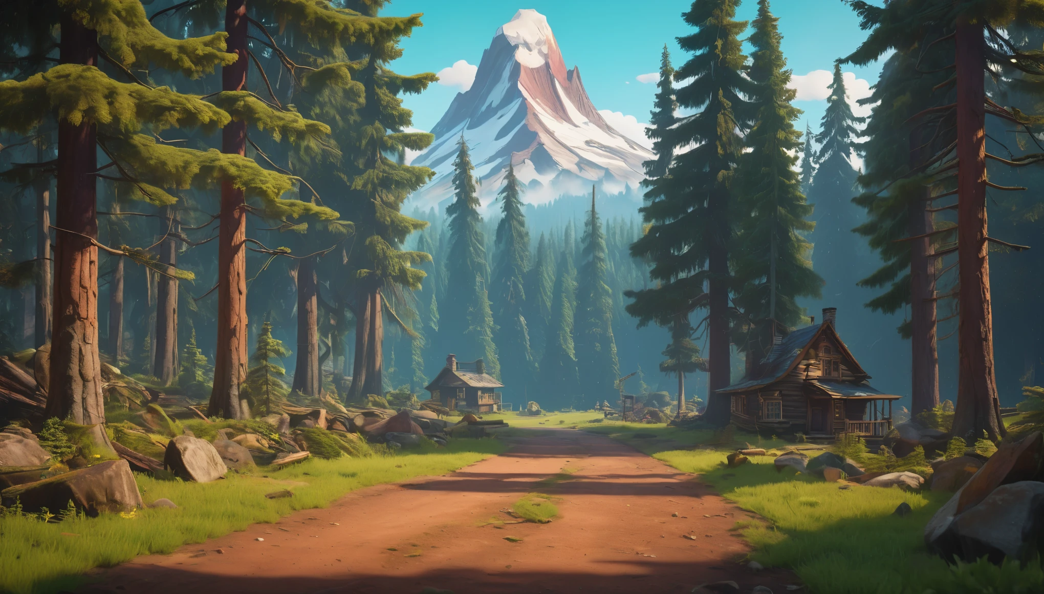 create an image demonstrating the style of ((Gravity Falls Style)) style, hyper realism, 8k high definition, vibrant colors, sharp focus, insanely detailed