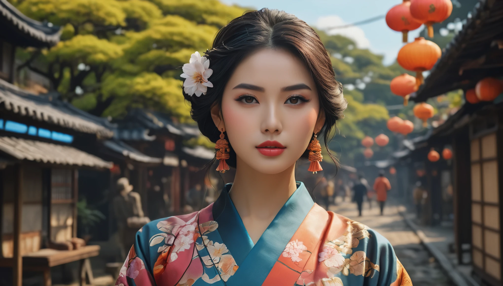create an image demonstrating the style of ((Gurokawa)) style, hyper realism, 8k high definition, vibrant colors, sharp focus, insanely detailed
