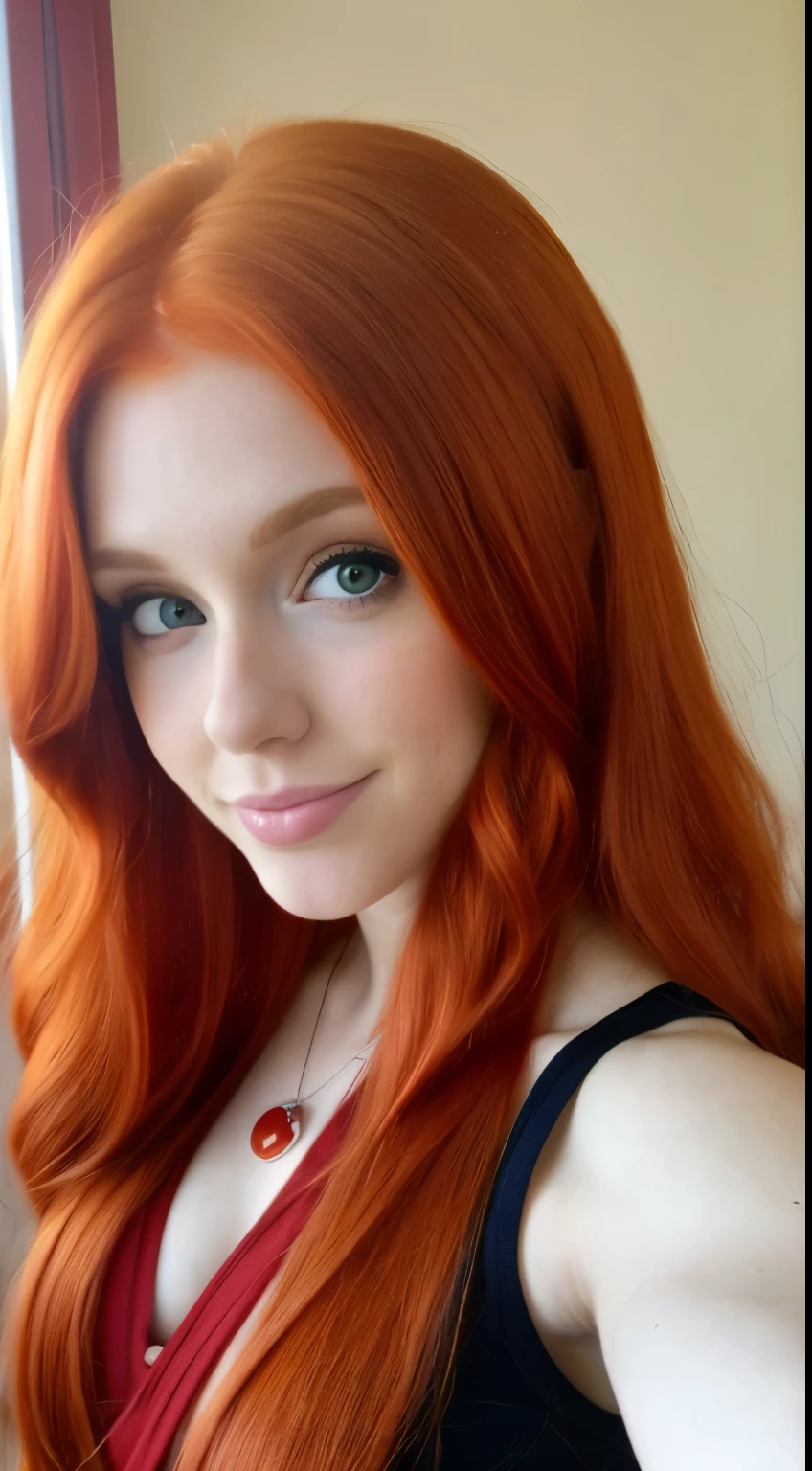 Chrity Mack there is a woman with red hair and a blue necklace, brown-red-hair pretty face, with red hair and green eyes, amouranth, red hair and attractive features, she has long orange brown hair, with red hair, she is redhead, a redheaded young woman, she has red hair, better known as amouranth, red head