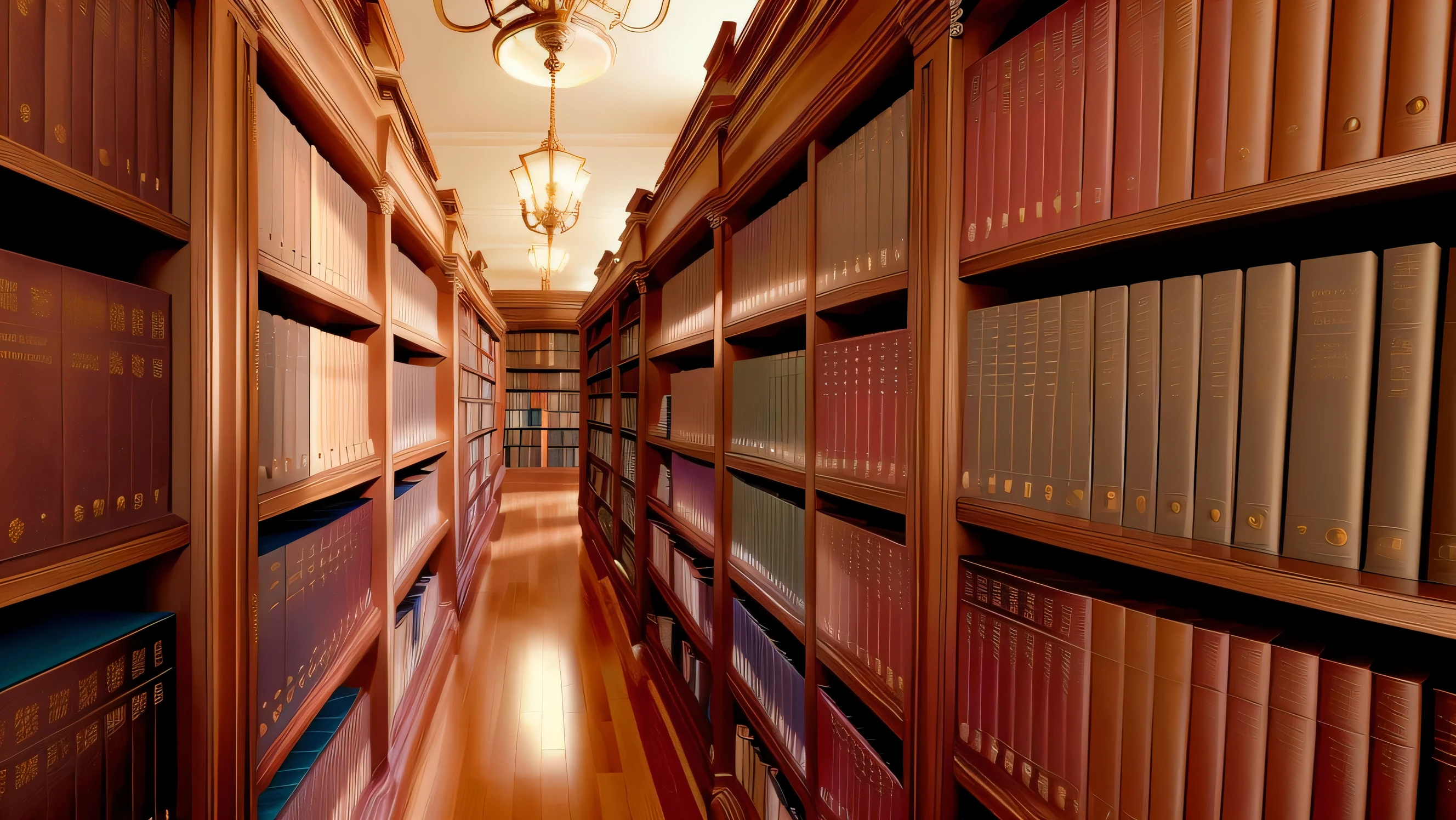Law library bookshelf