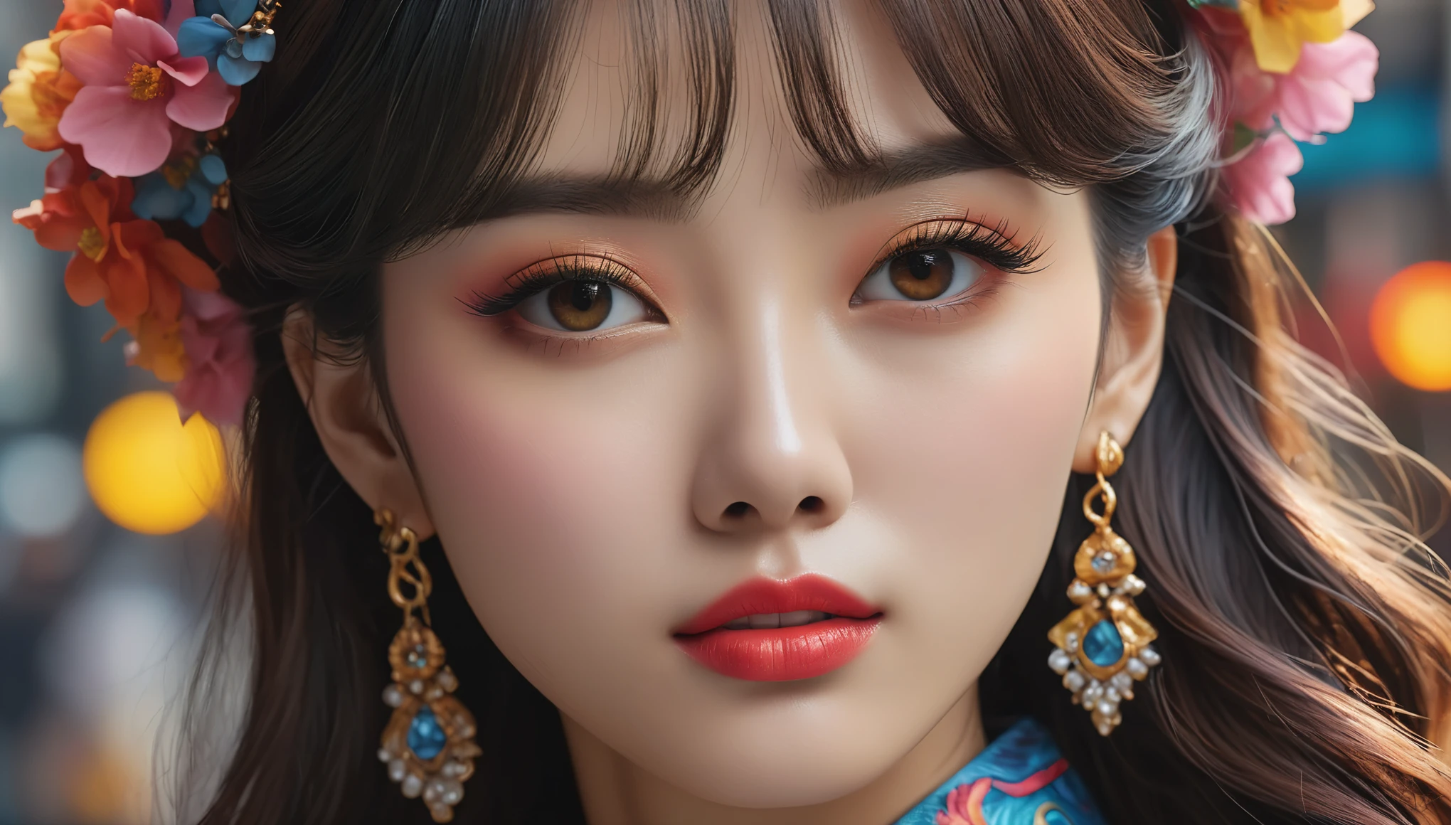 create an image demonstrating the style of ((Hallyu)) style, hyper realism, 8k high definition, vibrant colors, sharp focus, insanely detailed