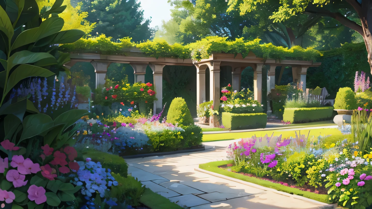 A garden