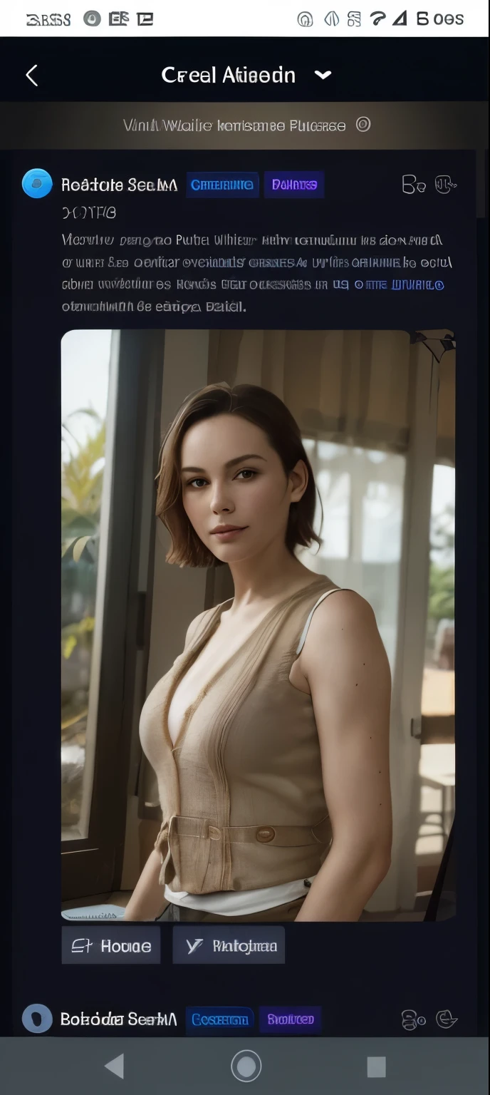 A Beautiful Woman with a very great , bigger and volumous bust, thin waist, With Brie Larsson's face, wearing plain white tshirt mock , and jeans - up closeup view realistic photorealistic 35mm lens f/1.8 nikon z84
