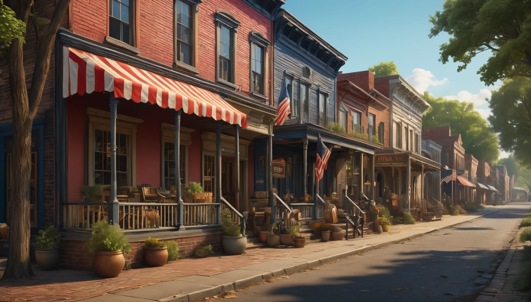 create an image demonstrating the style of ((Historical Americana)) style, hyper realism, 8k high definition, vibrant colors, sharp focus, insanely detailed