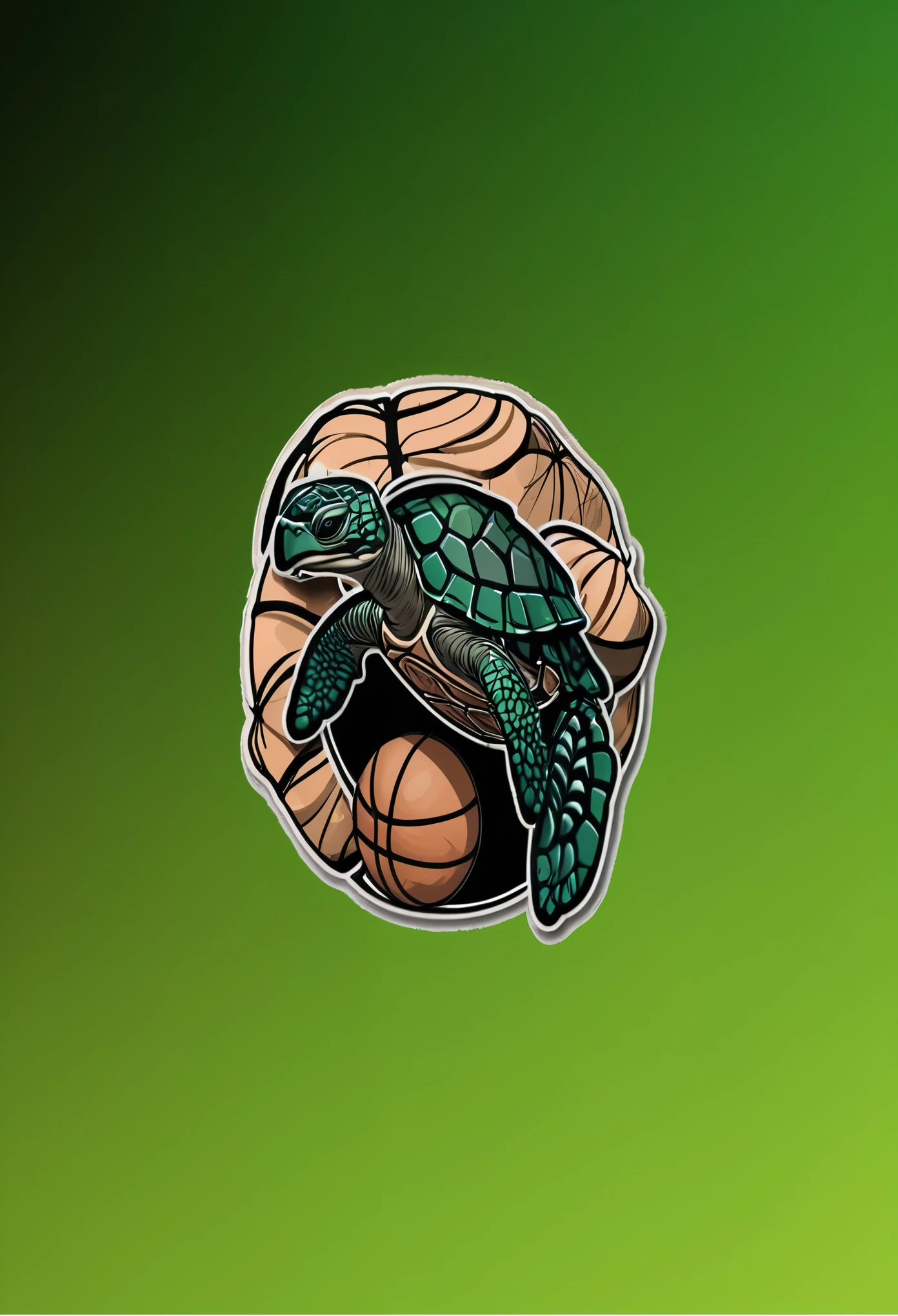 prehistoric turtle playing basketball,turtle,prehistoric,green athletic turtle,basketball hoop,nature,competitive turtle,ancient creature,bouncing ball,prehistoric landscape,basketball court,colorful basketball,nature vs sports,prehistoric athleticism,lush greenery,turtle sportsmanship,prehistoric basketball game,prehistoric sports,exciting game of basketball,big game energy,turtle agility,basketball skills,prehistoric team spirit,jumping turtle,fast-paced turtle game,prehistoric basketball court,intense turtle competition,prehistoric rivalry,basketball victory,prehistoric victory dance,ancient crowd cheering,prehistoric celebration,prehistoric sports legends,sports history,prehistoric athletes showcasing skills,prehistoric basketball maneuvers,nature's basketball tournament,majestic turtle tournament,prehistoric slam dunk,thrilling basketball moves