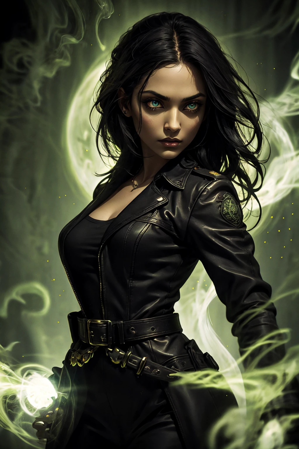 A stunning Indian beauty, with dark brown-black long wavy long hair, with mesmerizing feature with a Hopeful smiling expression, finely detailed eyes, happy mood masterpiece, top quality, best quality, official art, beautiful and aesthetic:1.2), (1girl), extreme detailed,(fractal art:1.3), colorful, highest detailed, (masterpiece, best quality:1.3) 1 bright-green-eyed woman, professional digital painting, Unreal Engine 5. In a 1920 setting, holding lavender flowers at a Lavender flower farm, wearing 1930 style clothing, South-Indian woman, olive-skinned woman, masterpiece, top quality, best quality, official art, beautiful and aesthetic:1.2), (1girl), extreme detailed,(fractal art:1.3), colorful, highest detailed, (masterpiece, best quality:1.3) 1 green-eyed woman, professional digital painting, Unreal Engine 5. Wearing embroidered linen blouse, Wearing long pleated skirt, Wearing Moleskin Field Jacket. Long hair, hopeful expression, finely detailed eyes, smiling, epic scene, epic composition, Cinematic Lighting, Volumetric Lighting, ethereal light, intricate details, extremely detailed volumetric rays. Green Eyes. [Beautiful girl, linen shirt and pants, oil painting, Detailed facial features, Sunlight, bright colors, dramatic lighting, expressive eyes and lips, High Resolution, 4K quality, Photorealistic] 1920 clothing, 1930 clothing, red, orange, yellow, blue, purple, pink,
