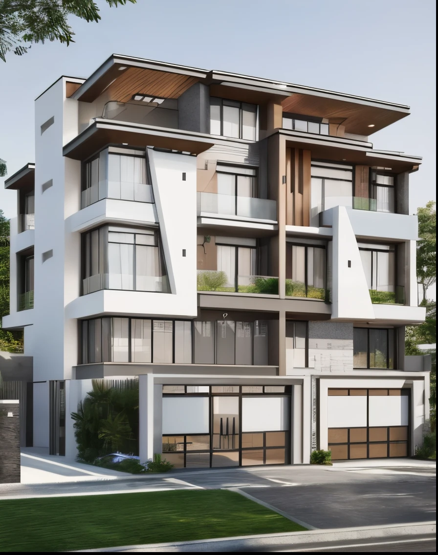 (masterpiece, best quality:1.2), 1villa, a rendering of a modern house with a lot of windows, architectural visualization, residential, architectural rendering, high quality rendering, wide angle exterior 2022, overall architectural design, rich house, 8k vray render, concept house, very realistic render, exterior design, precise architectural rendering, highly detailed architecture, gang house, quality rendering, ”ultra realistic